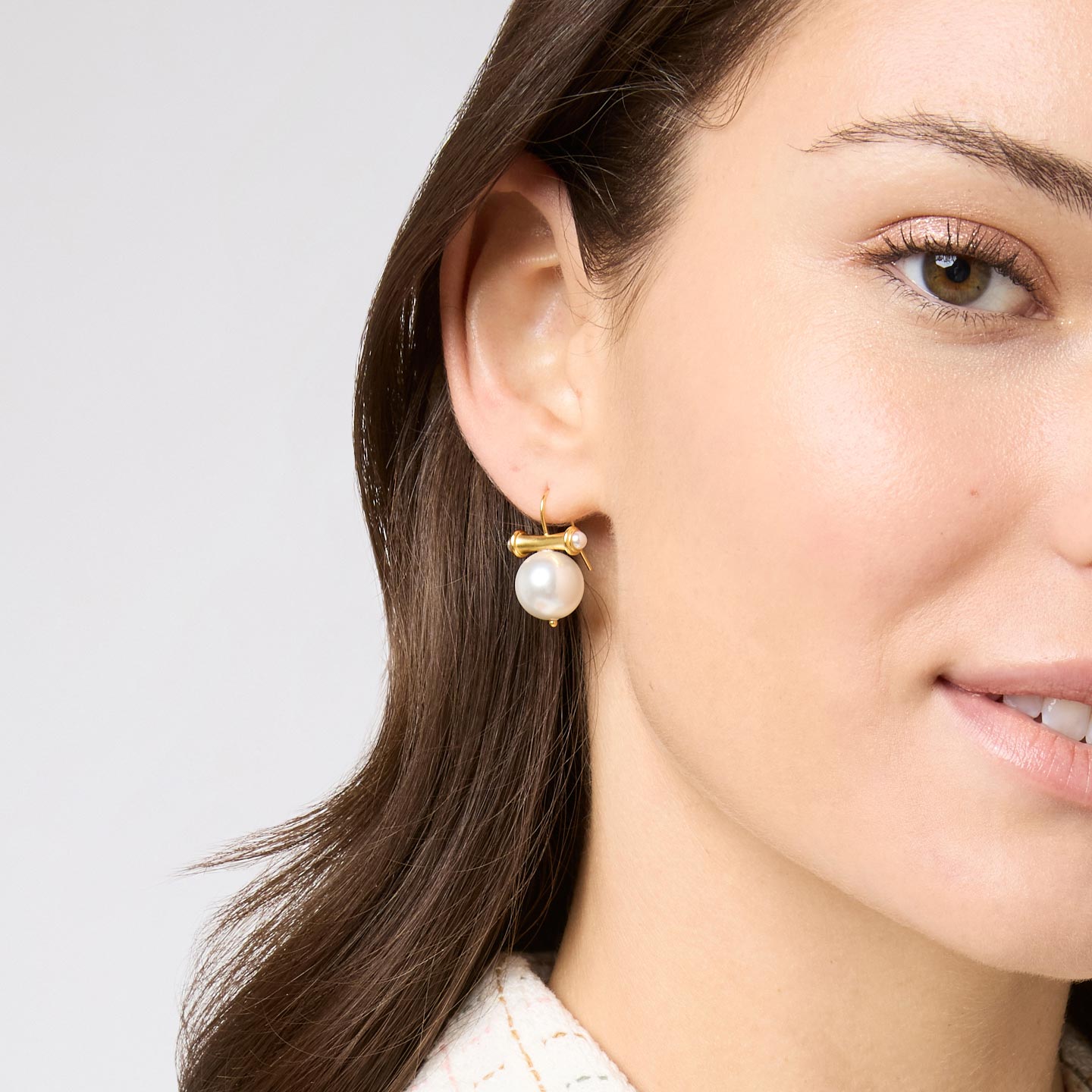 Bamboo Pearl Earring | Julie Vos
