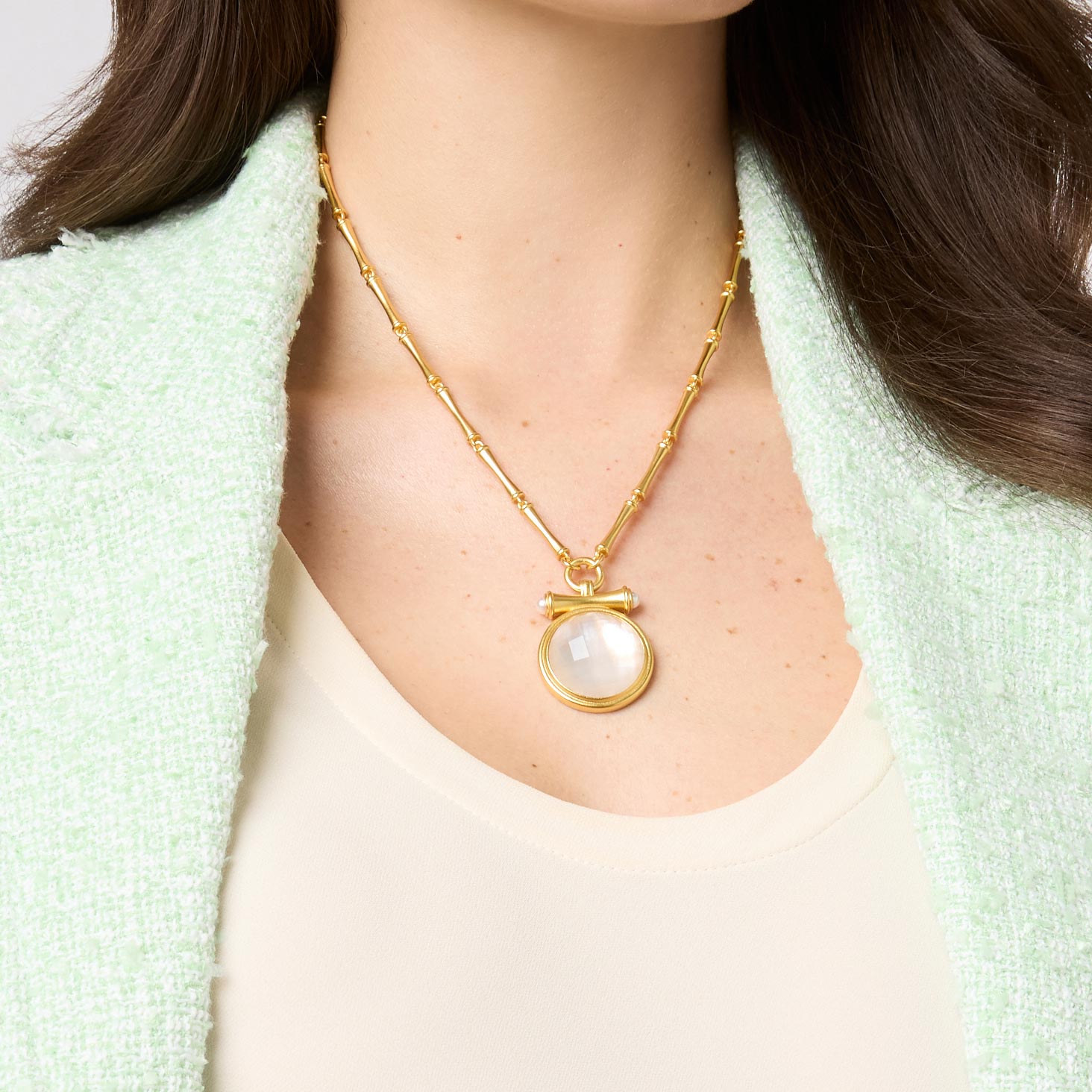 Bamboo Statement Necklace | Julie Vos