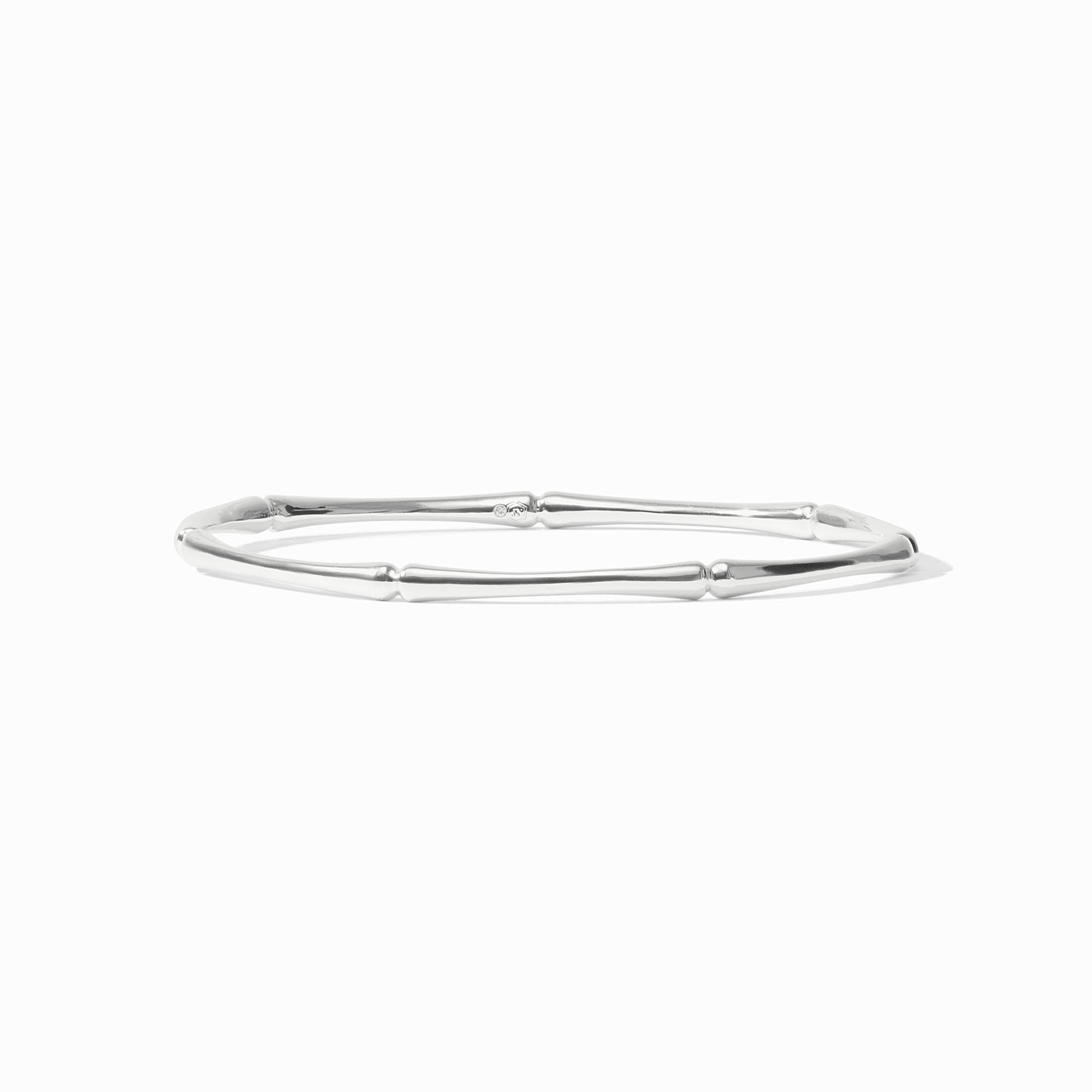 Bamboo Silver Bangle | Julie Vos