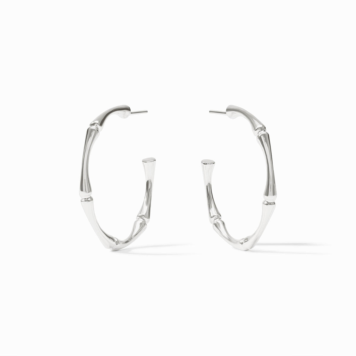 Julie Vos - Bamboo Hoop, Silver / Medium