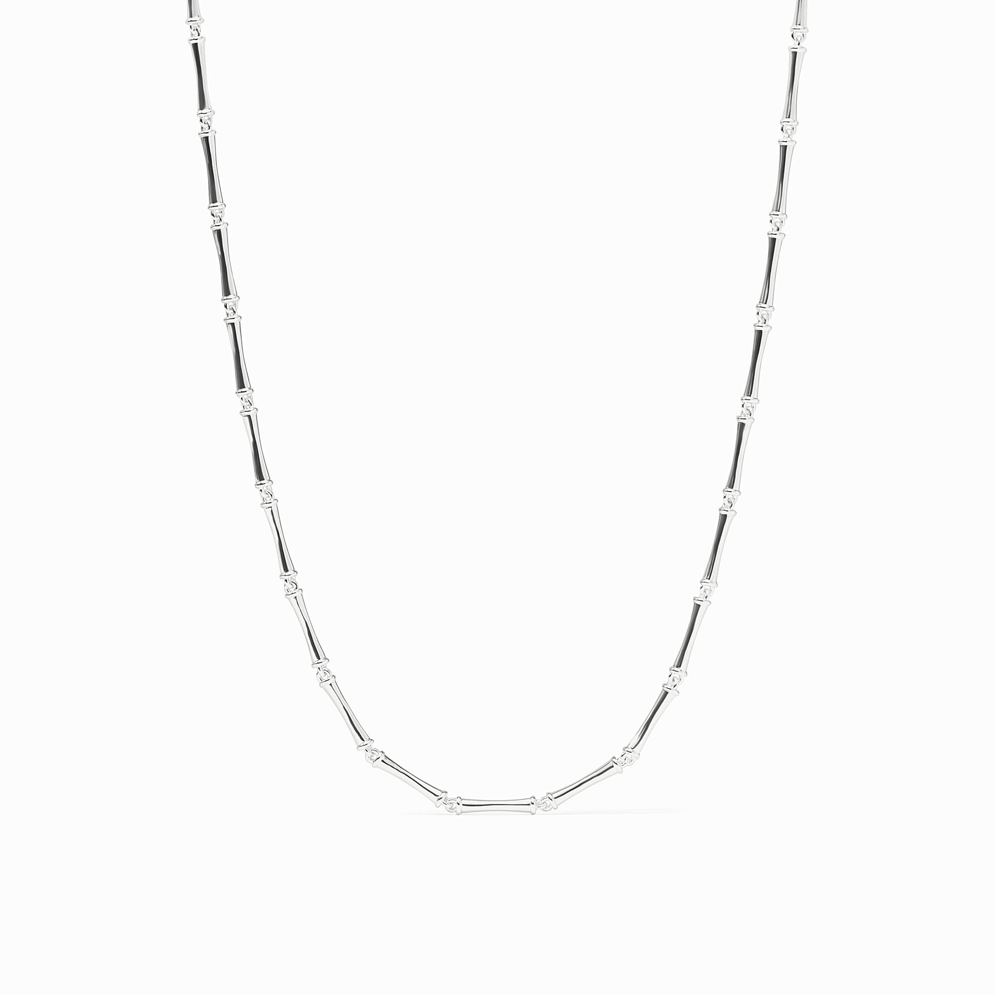 Bamboo Silver Necklace | Julie Vos