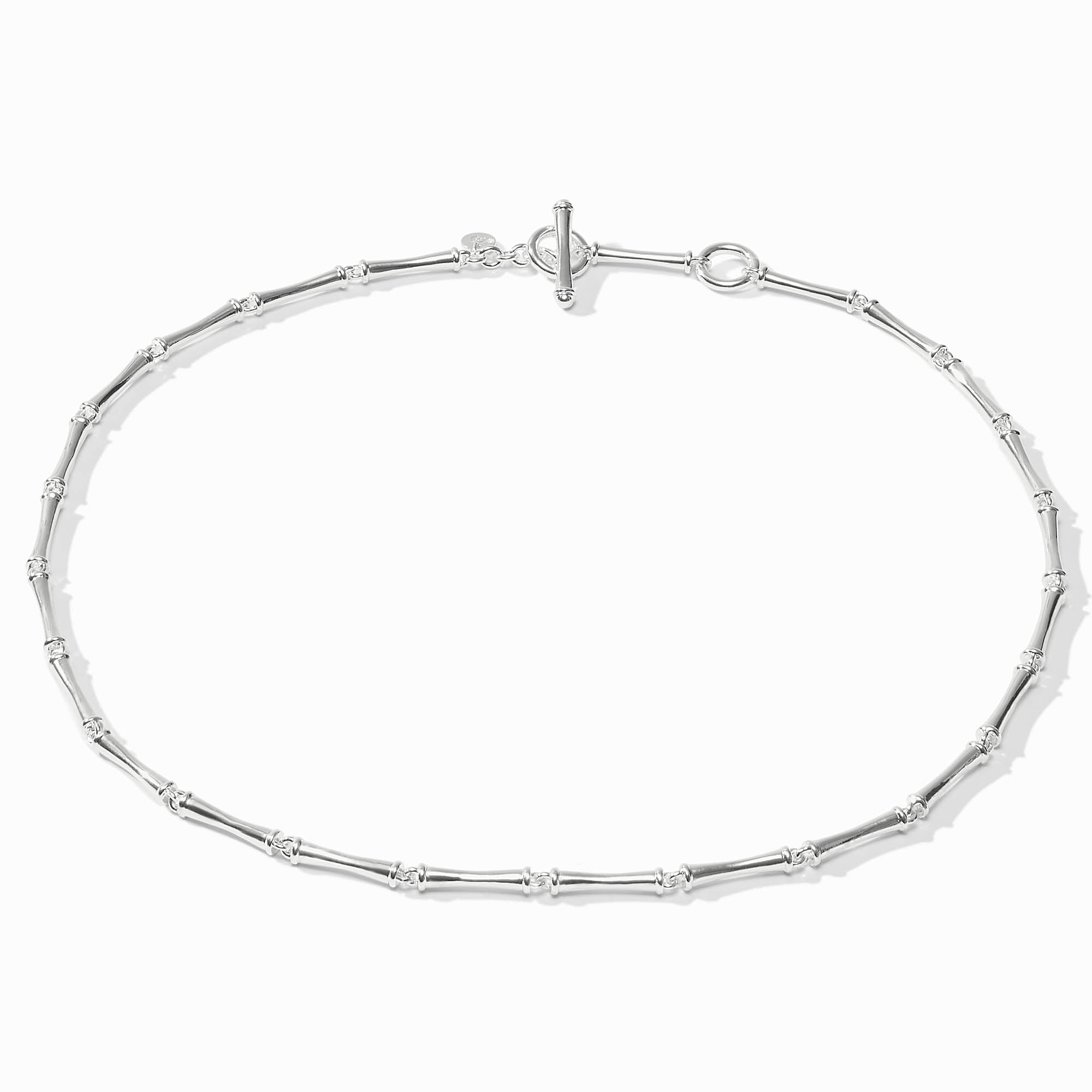 Bamboo Silver Necklace | Julie Vos