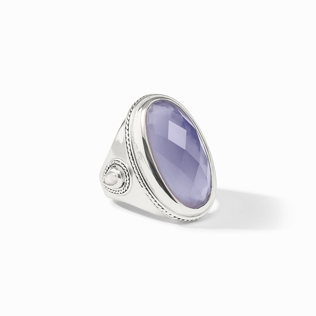 Julie Vos - Cannes Statement Ring, Iridescent Tanzanite Blue / 8
