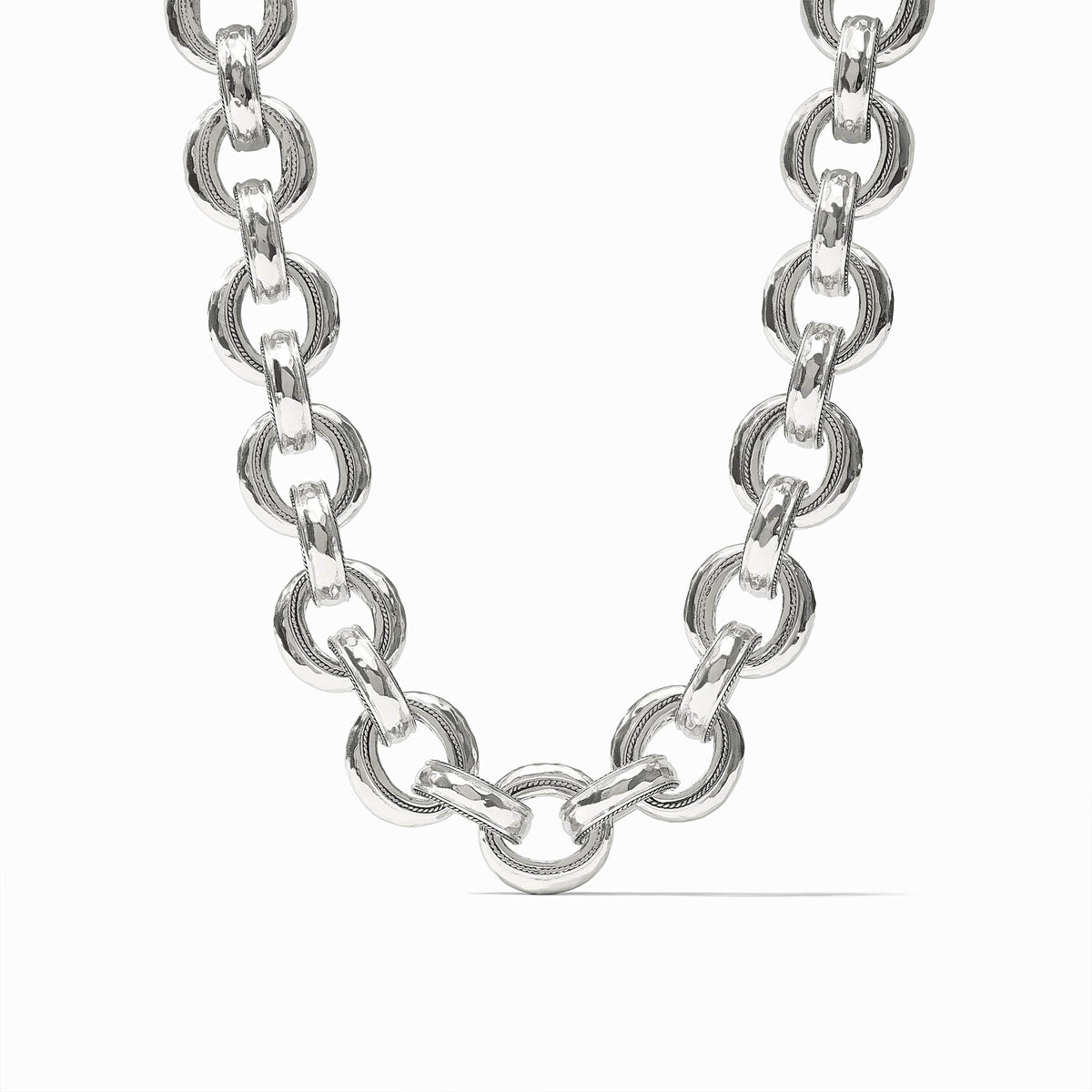 Julie Vos - Cannes Demi Link Necklace, Silver