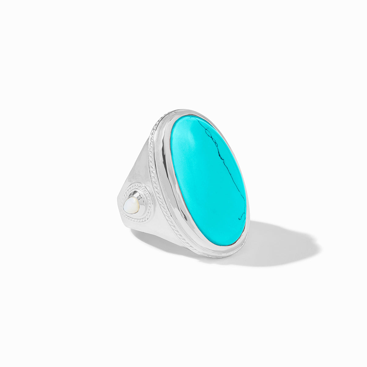 Julie Vos - Cannes Statement Ring, Turquoise Blue / 8