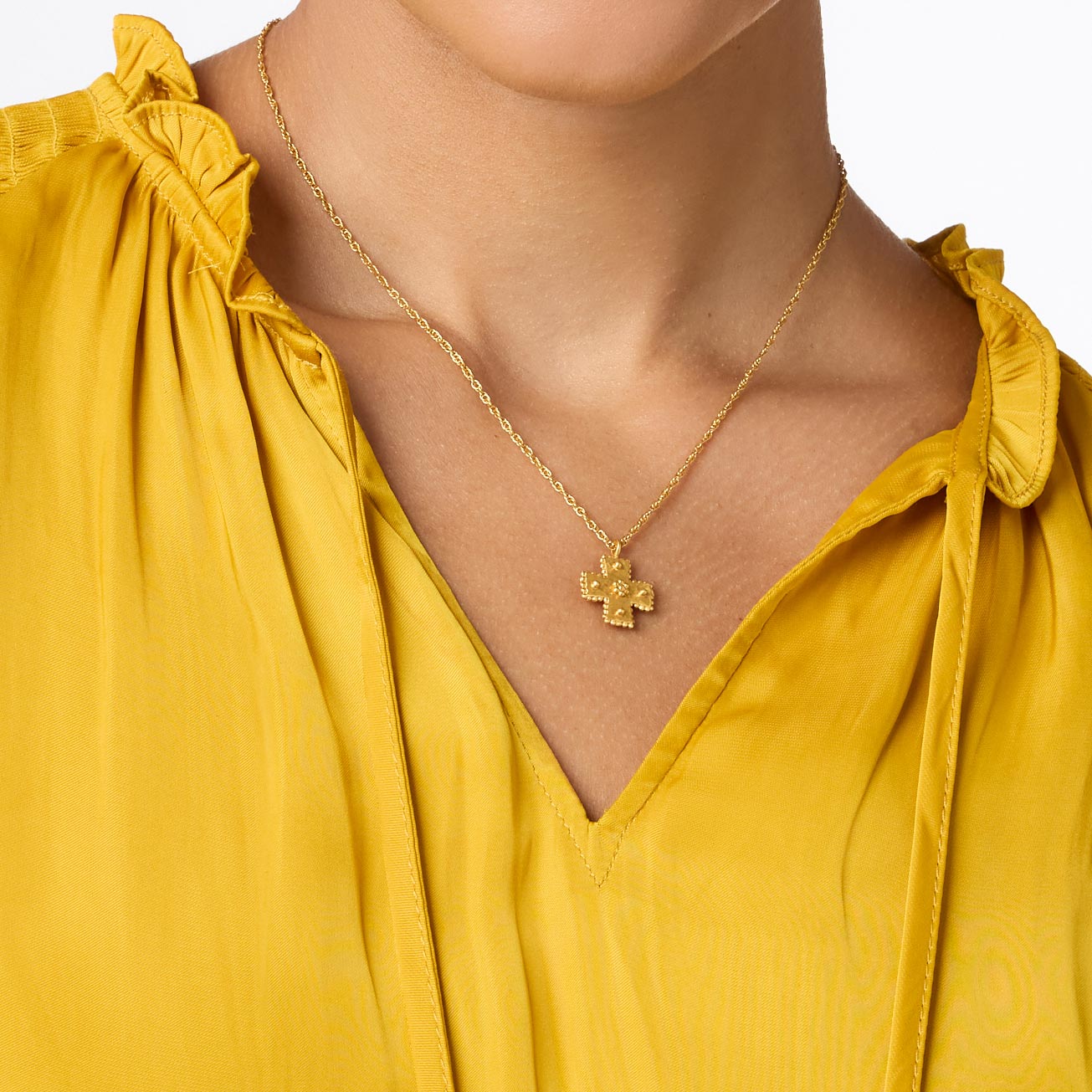 Julie Vos Malta Canterbury Pendant Gold