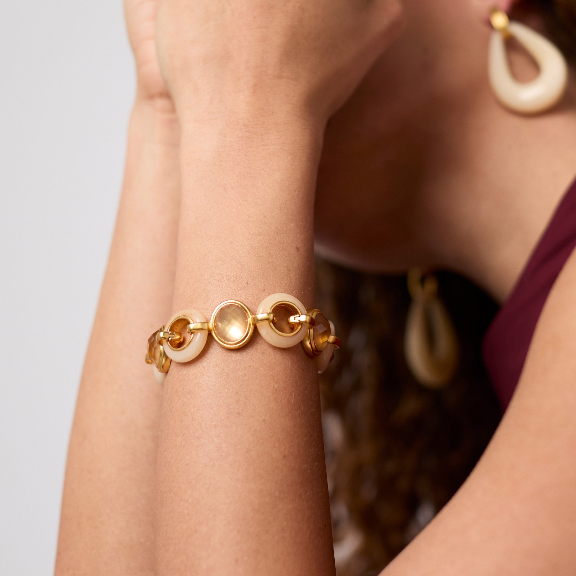 Madison Statement Bangle, Carnaby-Ivory main image 0