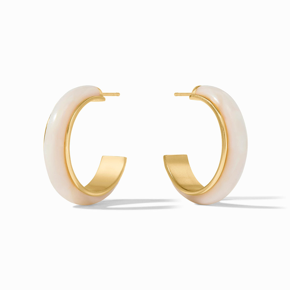 Julie Vos - Carnaby Hoop, Alabaster / Medium