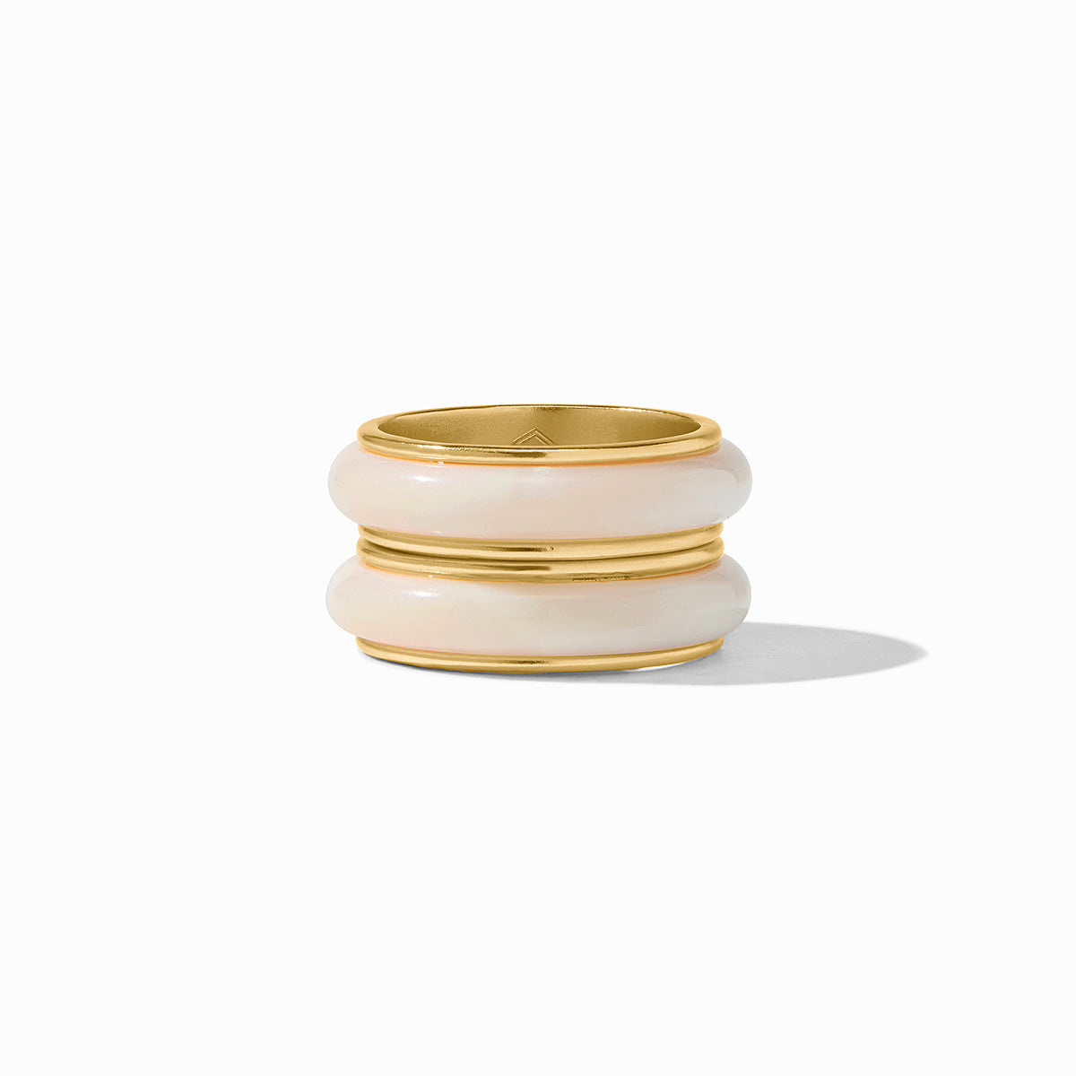 Julie Vos - Carnaby Duet Ring, Alabaster / 9