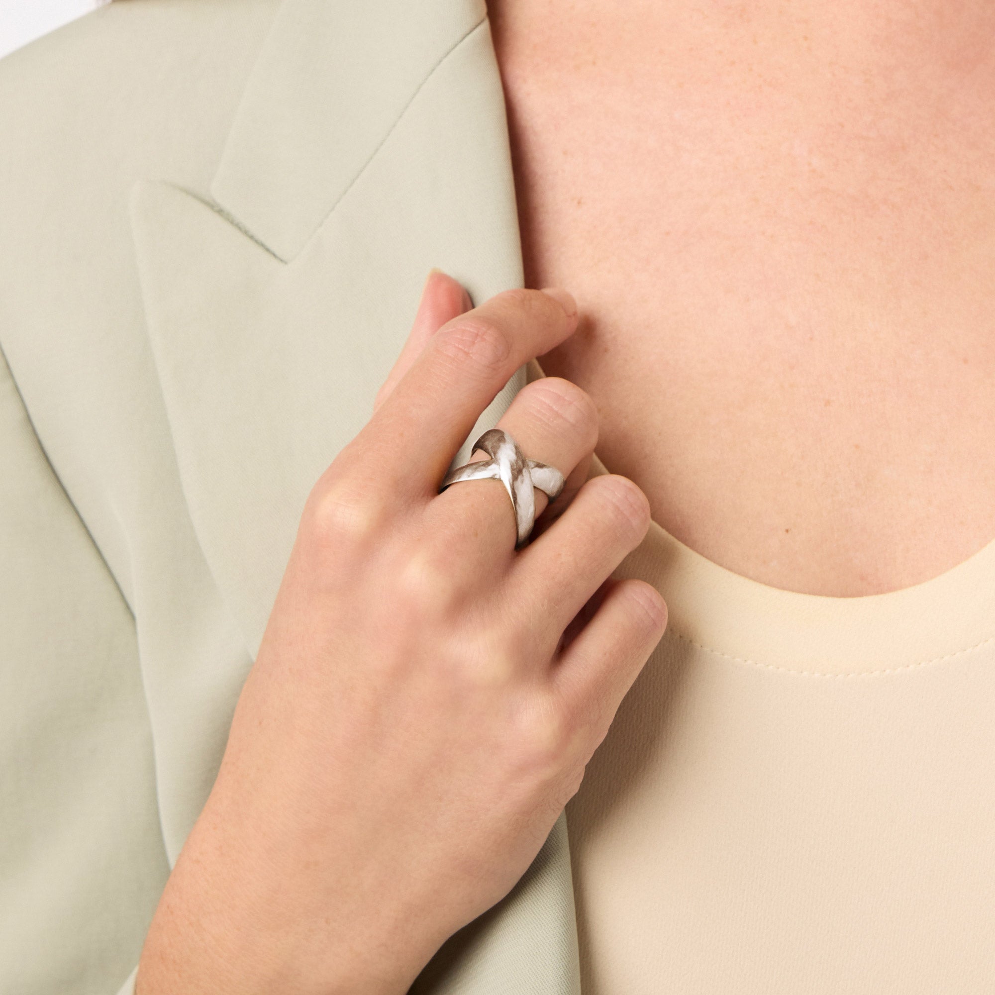 Catalina X Silver Ring | Julie Vos