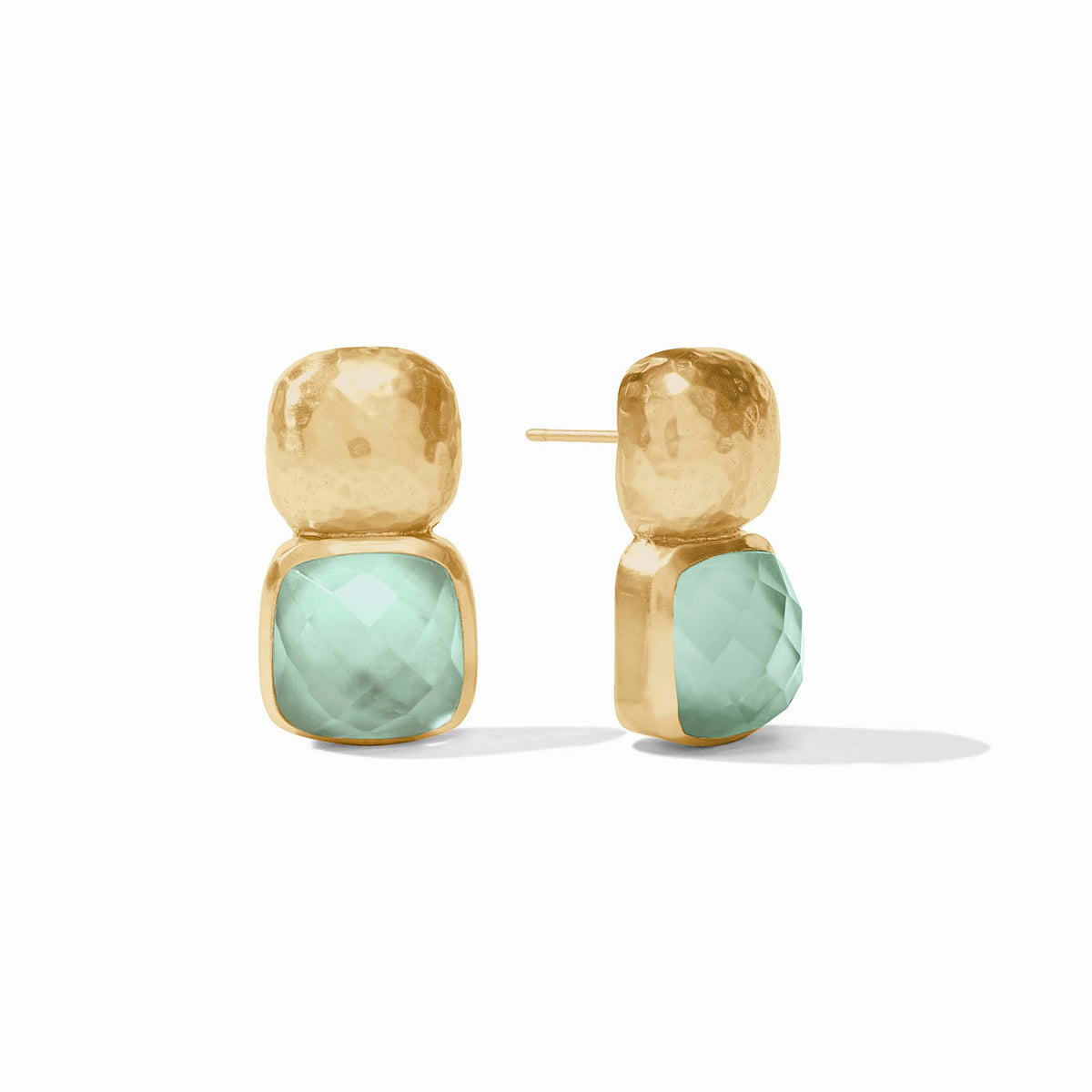 Julie Vos - Catalina Earring, Iridescent Aquamarine Blue