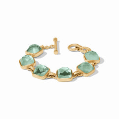 Julie Vos - Catalina Stone Bracelet, Iridescent Aquamarine Blue