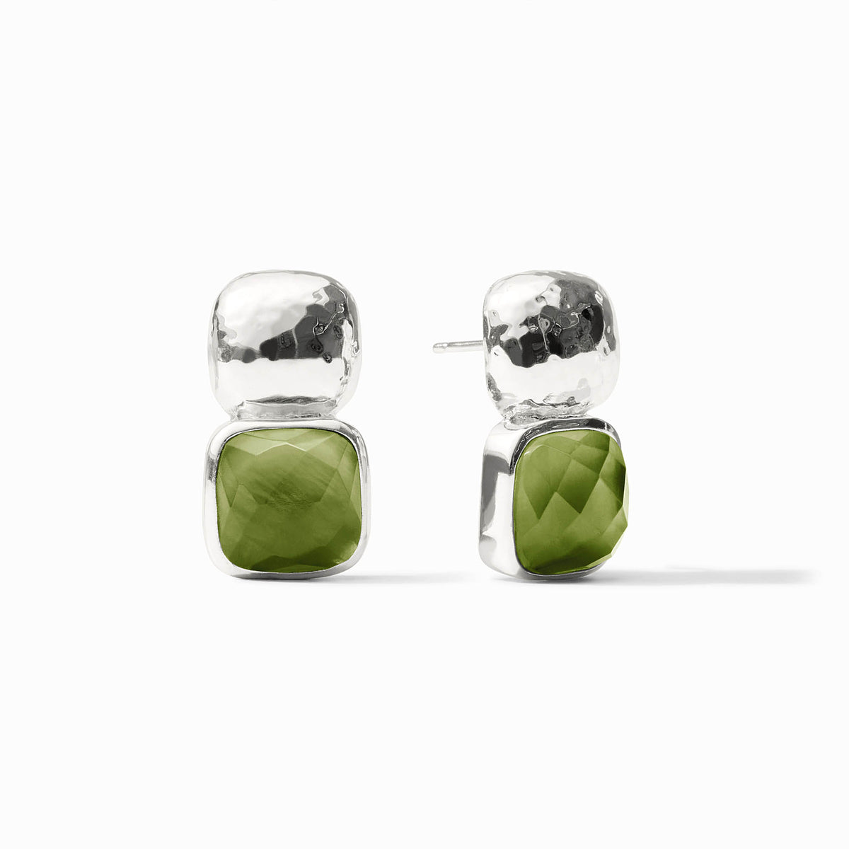 Julie Vos - Catalina Earring, Iridescent Palmetto Green