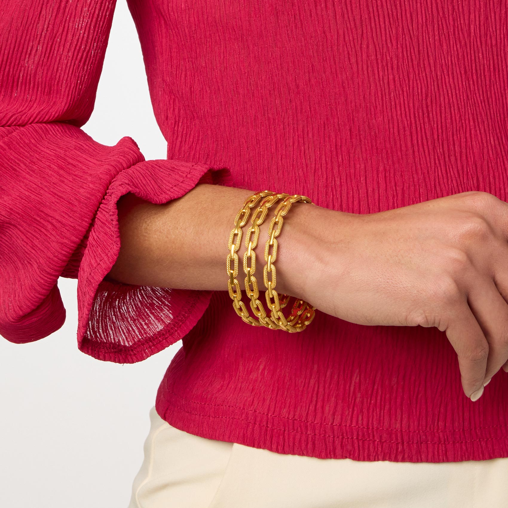 Cheval Paperclip Bangle | Julie Vos