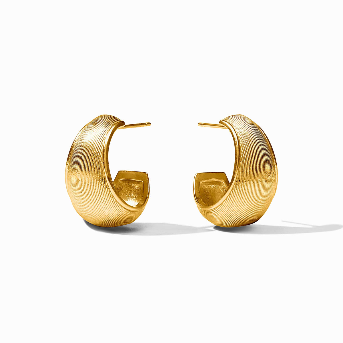Julie Vos - Cobblestone Statement Hoop, Gold