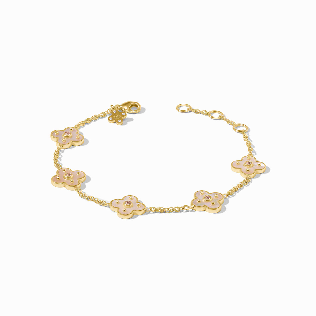 Julie Vos - Colette Delicate Bracelet, Champagne