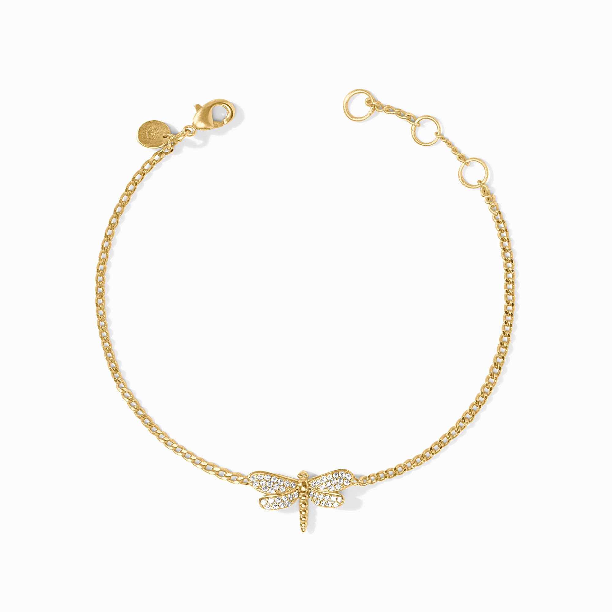 Dragonfly Pavé Delicate Bracelet | Julie Vos