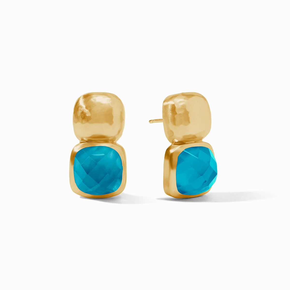 Julie Vos - Catalina Earring, Iridescent London Blue