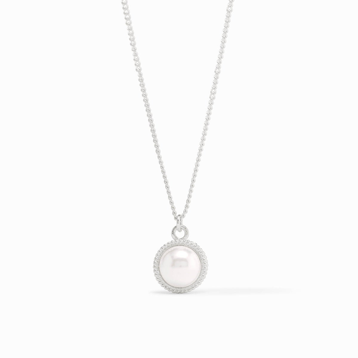 Julie Vos - Fleur-de-Lis Solitaire Necklace, Pearl