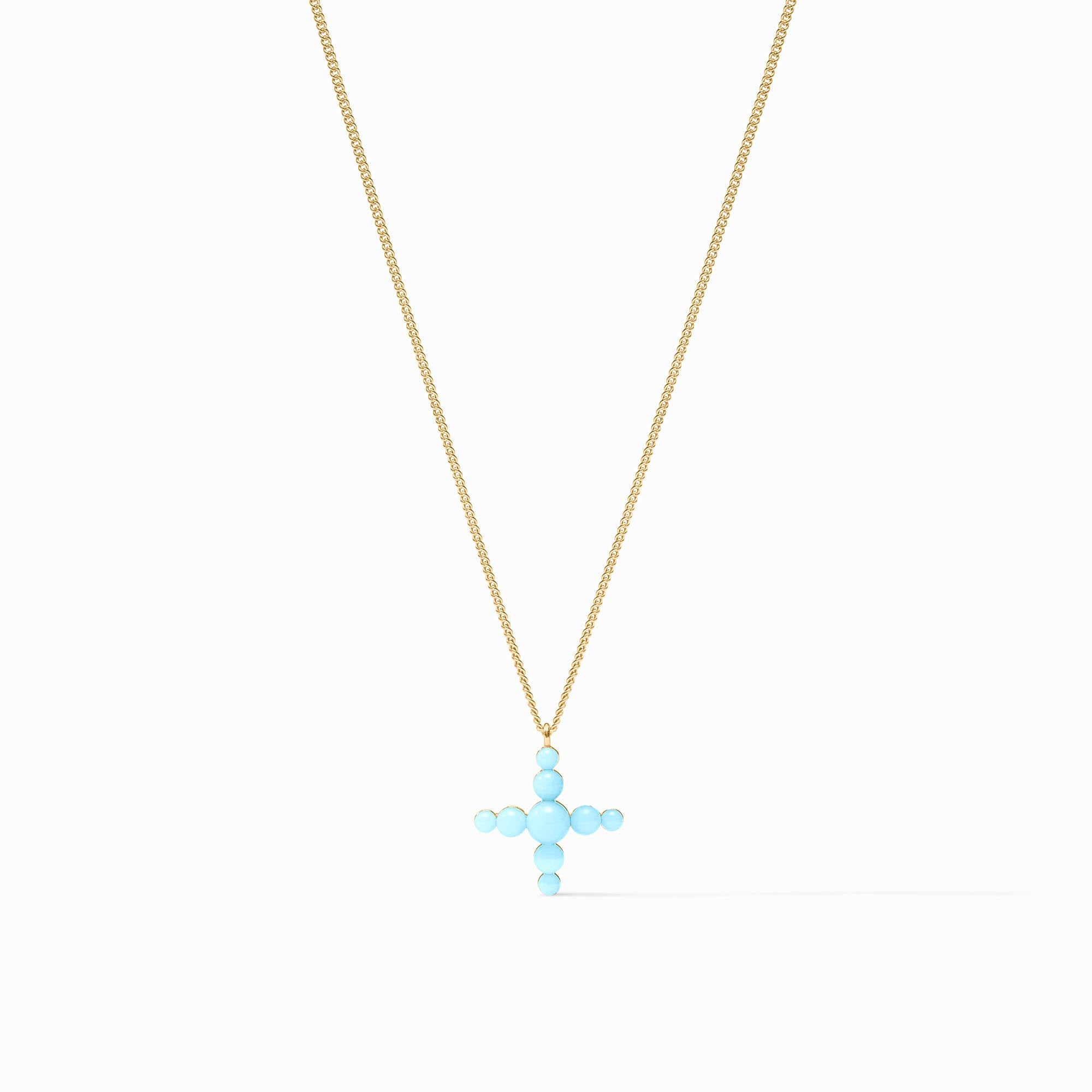 Gumdrop Cross Delicate Necklace | Julie Vos