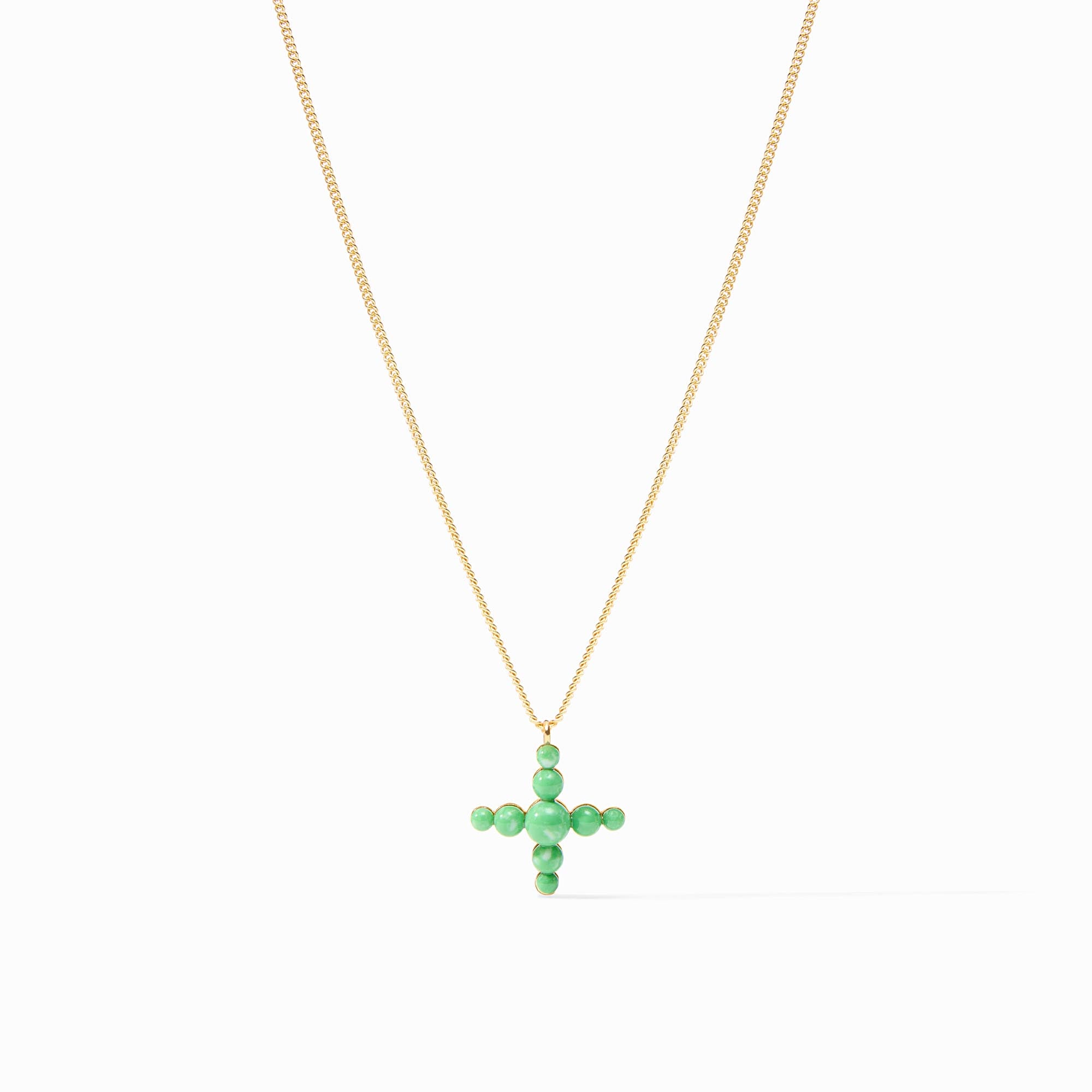 Gumdrop Cross Delicate Necklace | Julie Vos