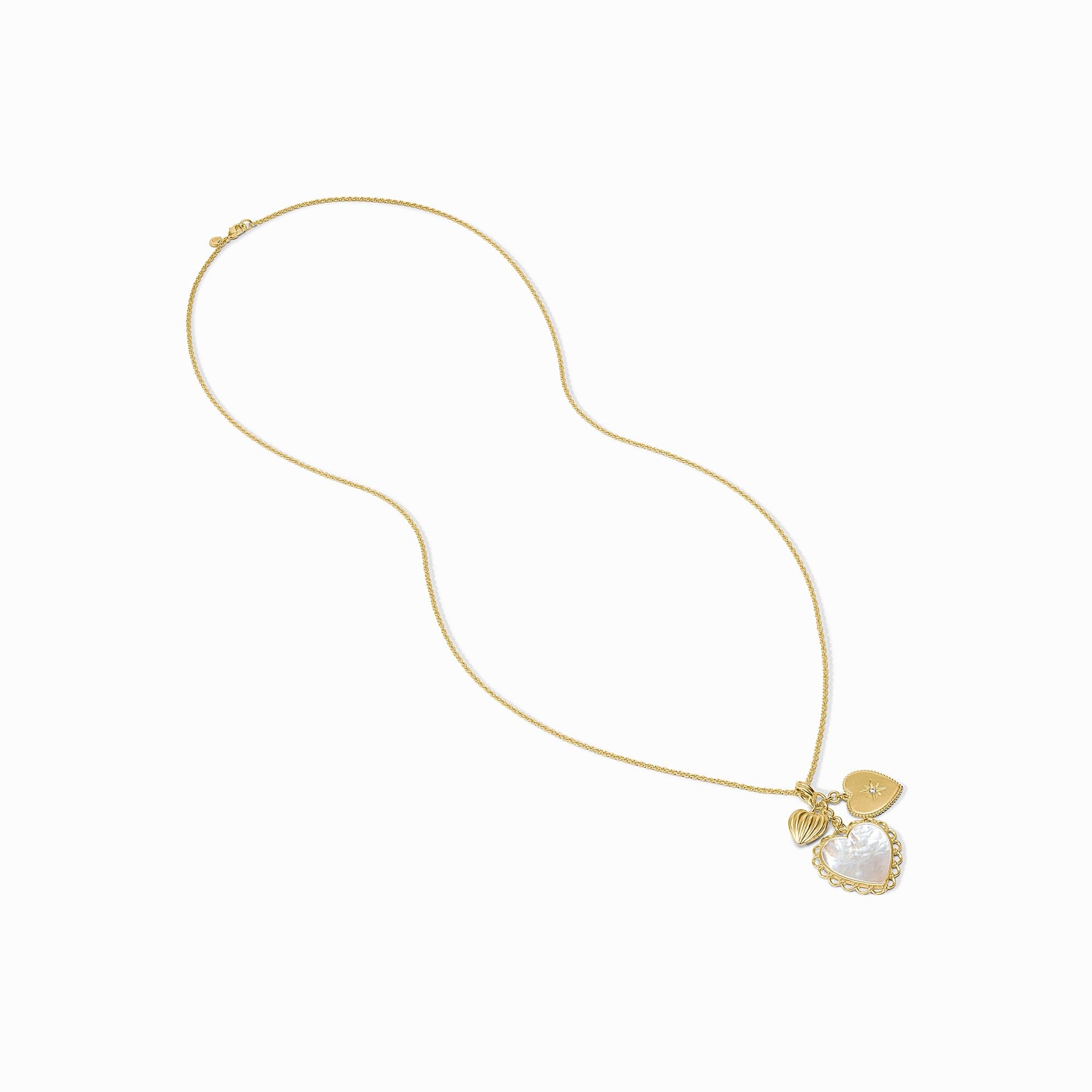 Heart Trio Charm Pendant | Julie Vos