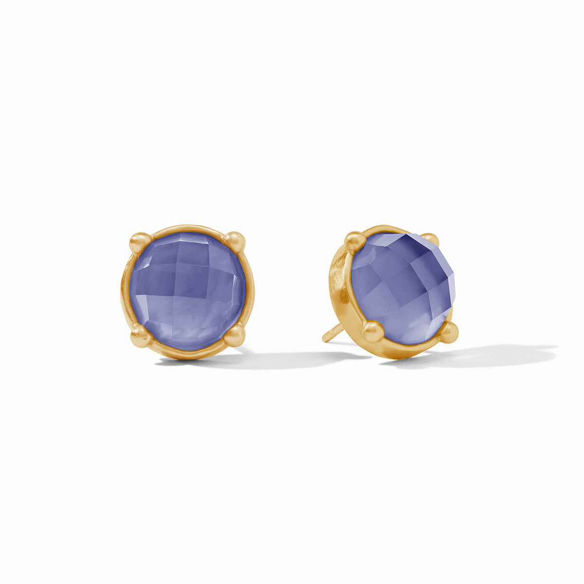 Julie Vos - Honey Stud, Iridescent Tanzanite Blue