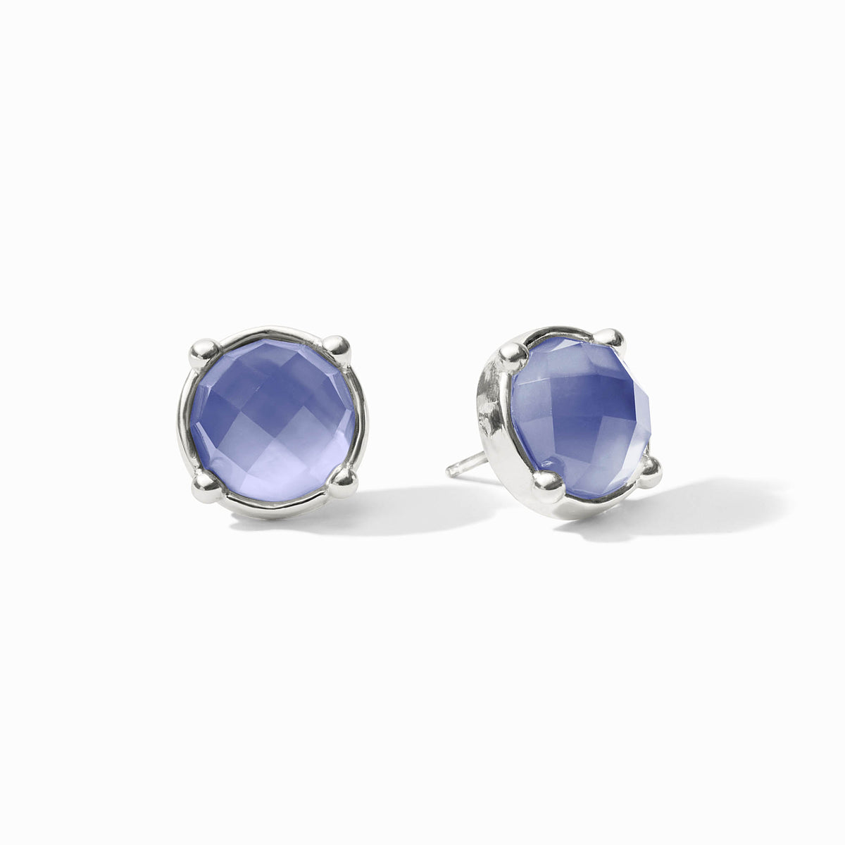 Julie Vos - Honey Stud, Iridescent Tanzanite Blue