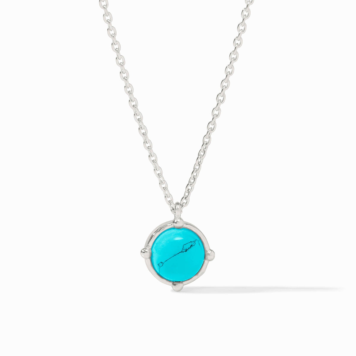 Julie Vos - Honeybee Solitaire Necklace, Turquoise Blue