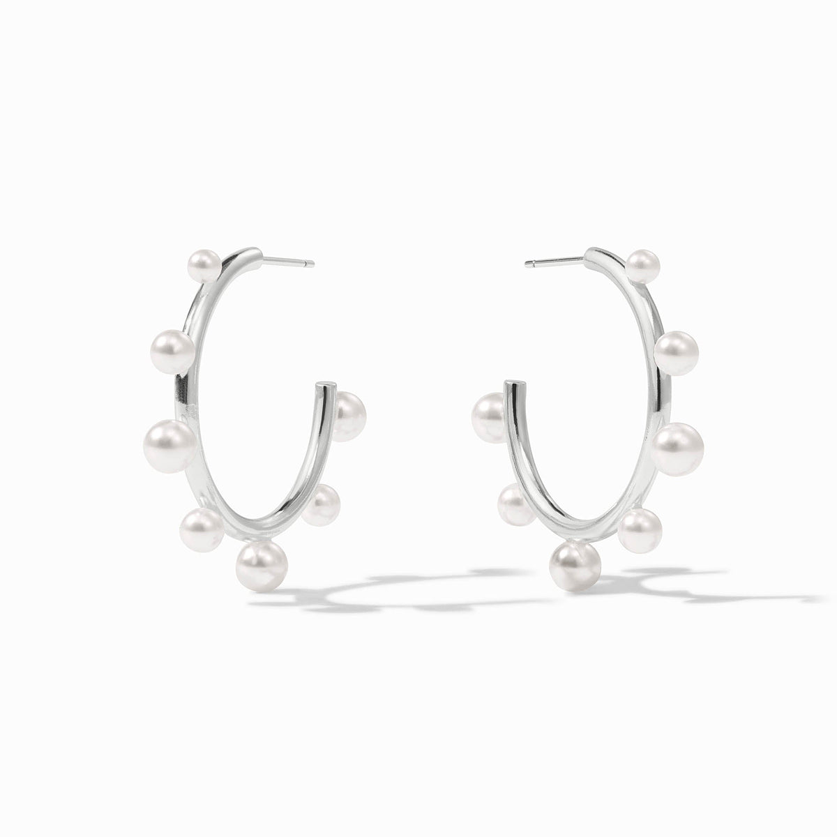 Julie Vos - Hydra Stone Hoop, Pearl / Medium