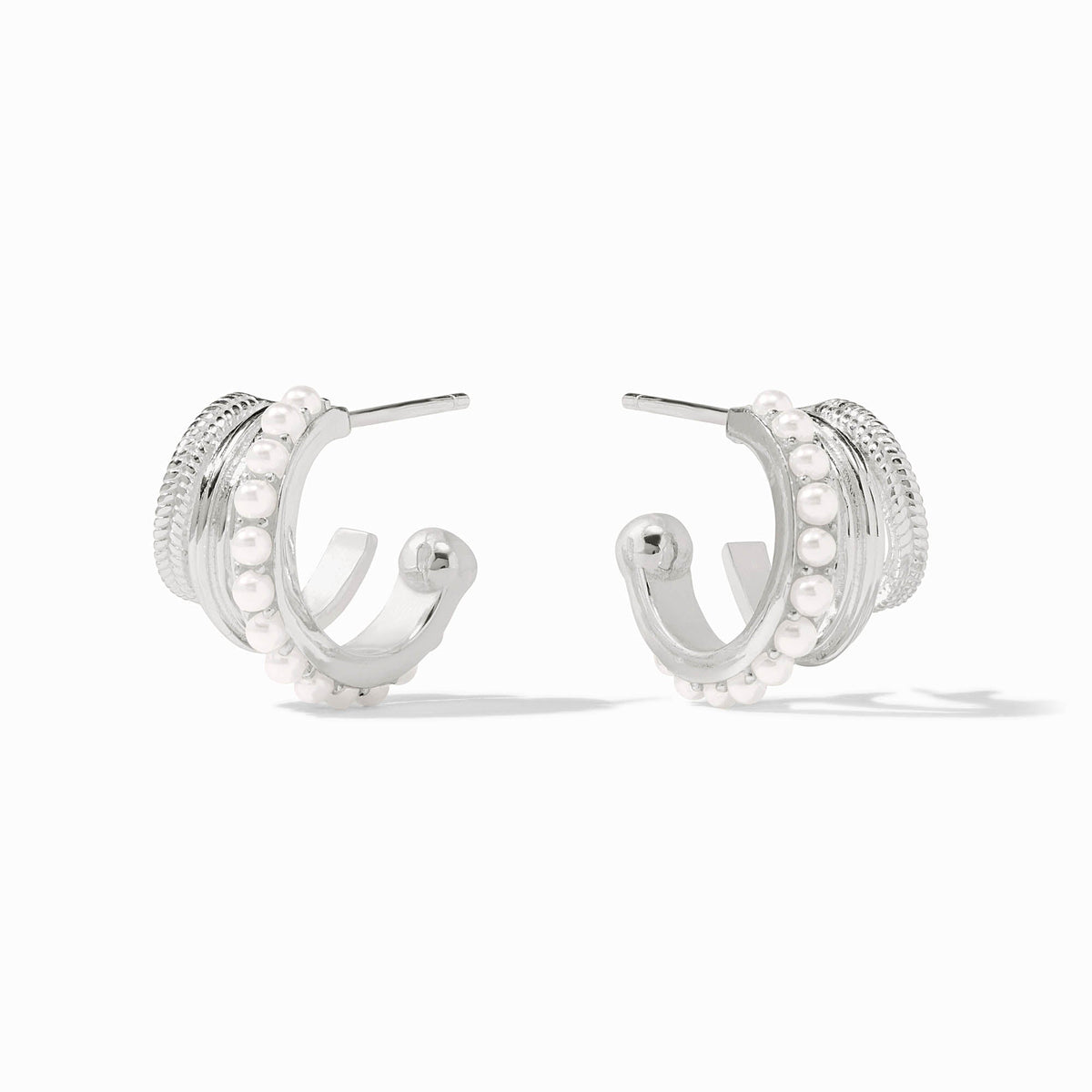 Julie Vos - Hydra Triple Hoop, Pearl