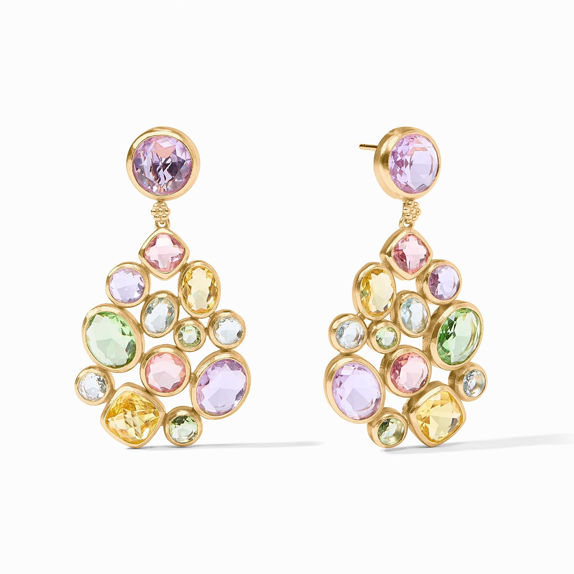 Julie Vos Kaleidoscope Earring Jacket - Multi Stone main image 1