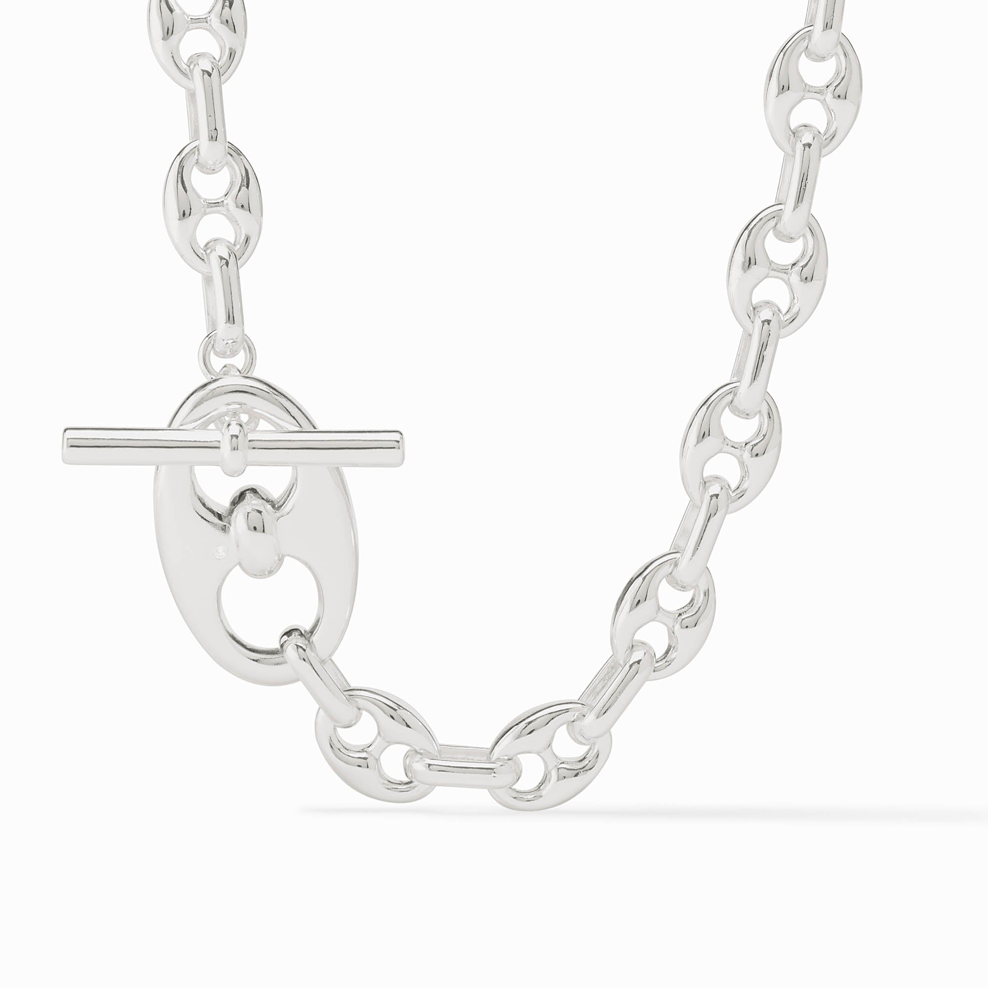 Julie Vos - Laguna Demi Link Necklace, Silver