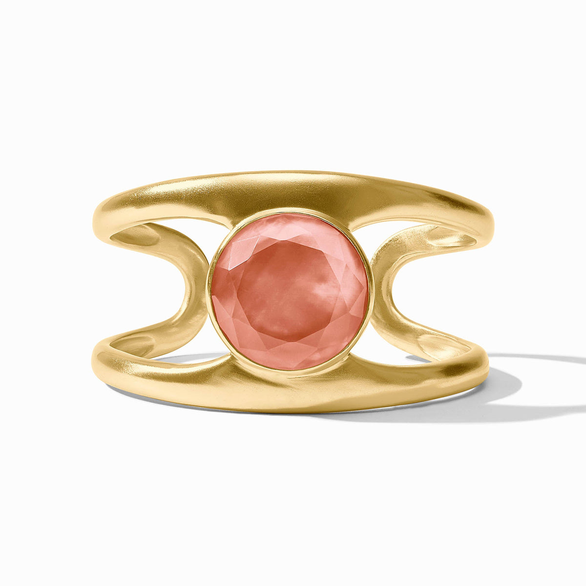 Julie Vos - Laguna Stone Cuff, Iridescent Melon