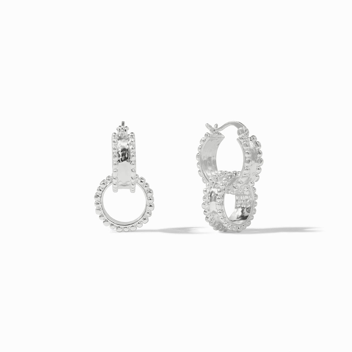 Julie Vos - Marbella 2-in-1 Earring, Silver