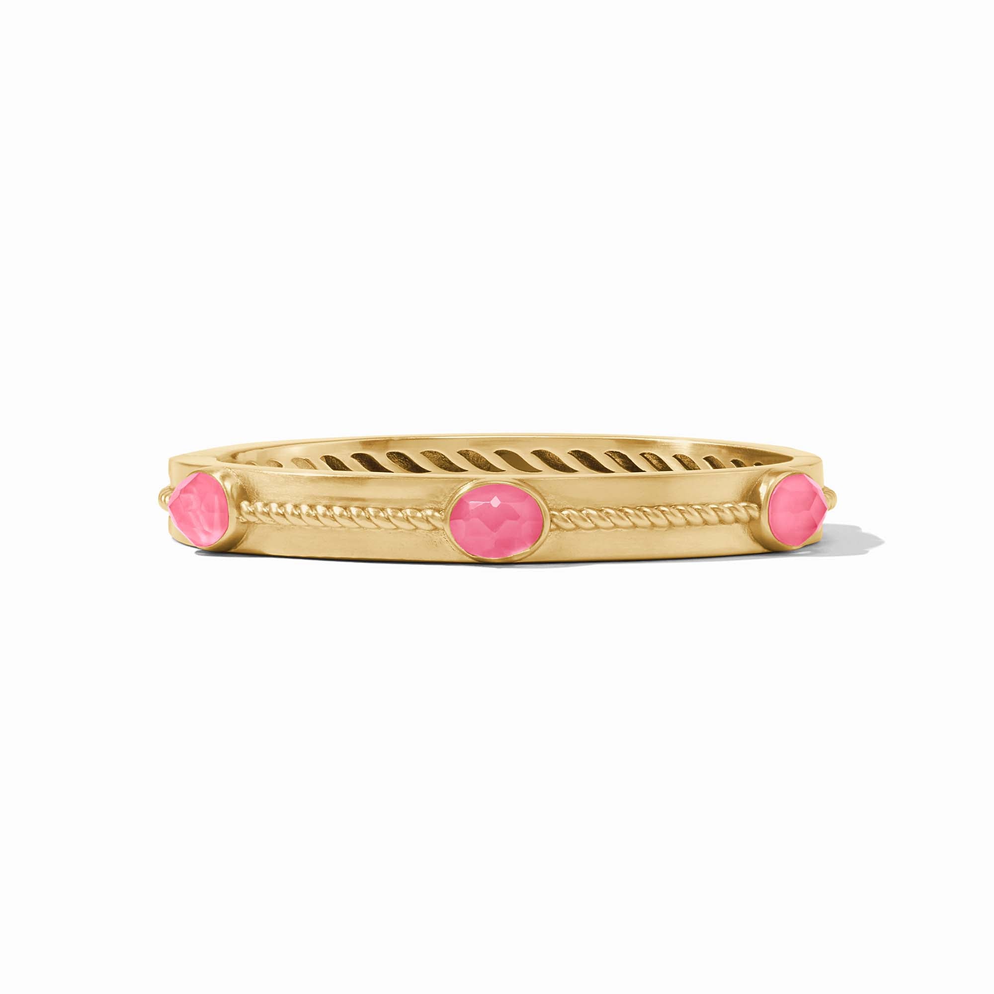 Nassau Stone Hinge Bangle Bracelet | Julie Vos