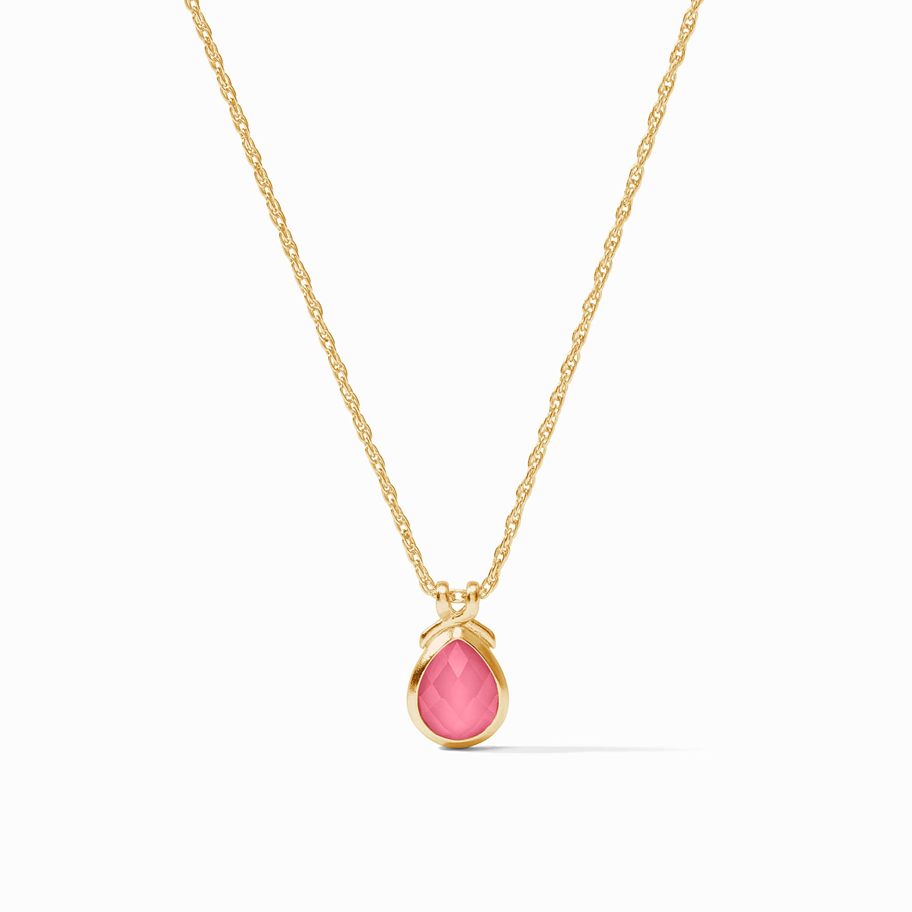GOLD  BREAST  PENDANT値下げしました The Pink Breast Cancer Awareness Delicate Necklace | Julie Vos