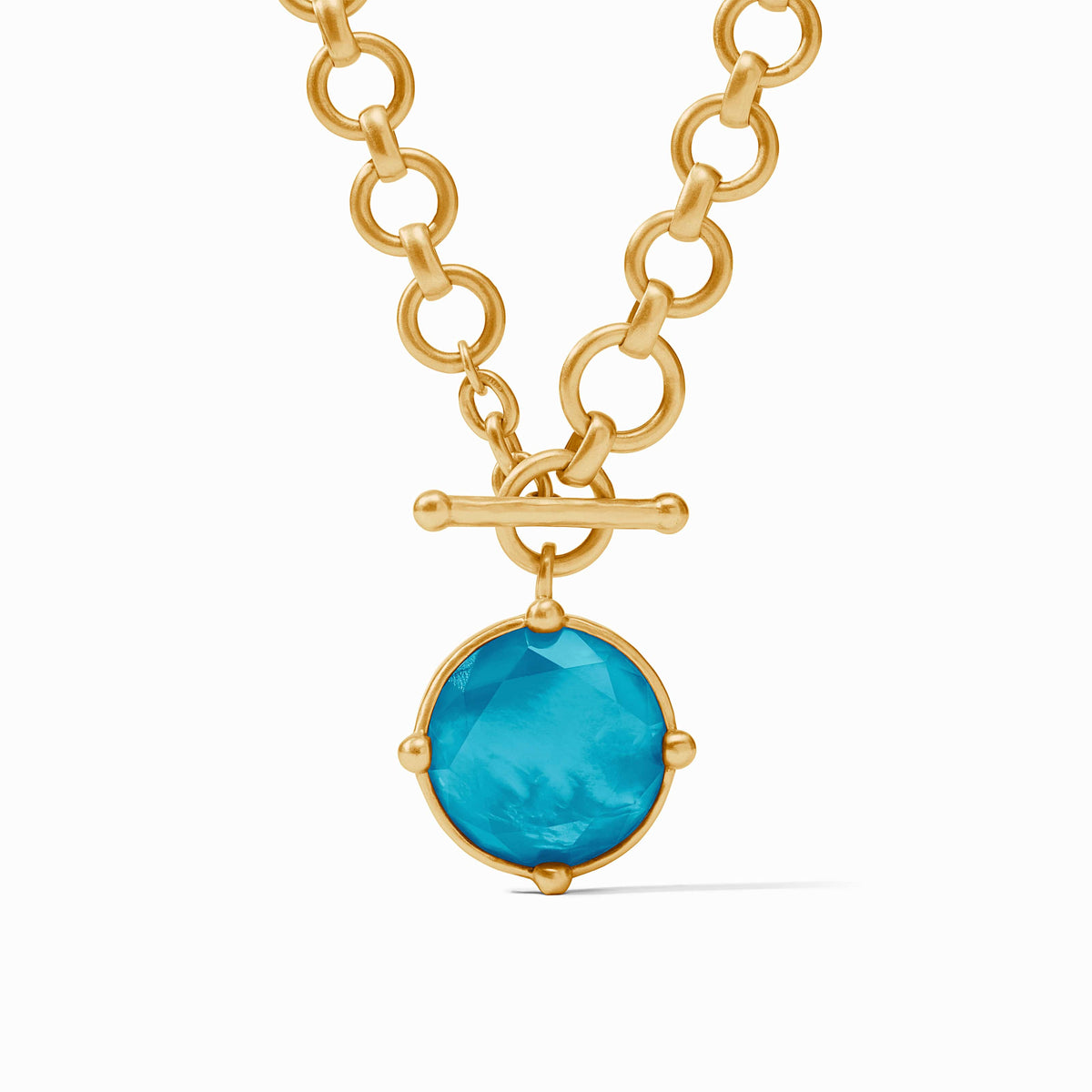 Julie Vos - Honeybee Demi Necklace, Iridescent London Blue