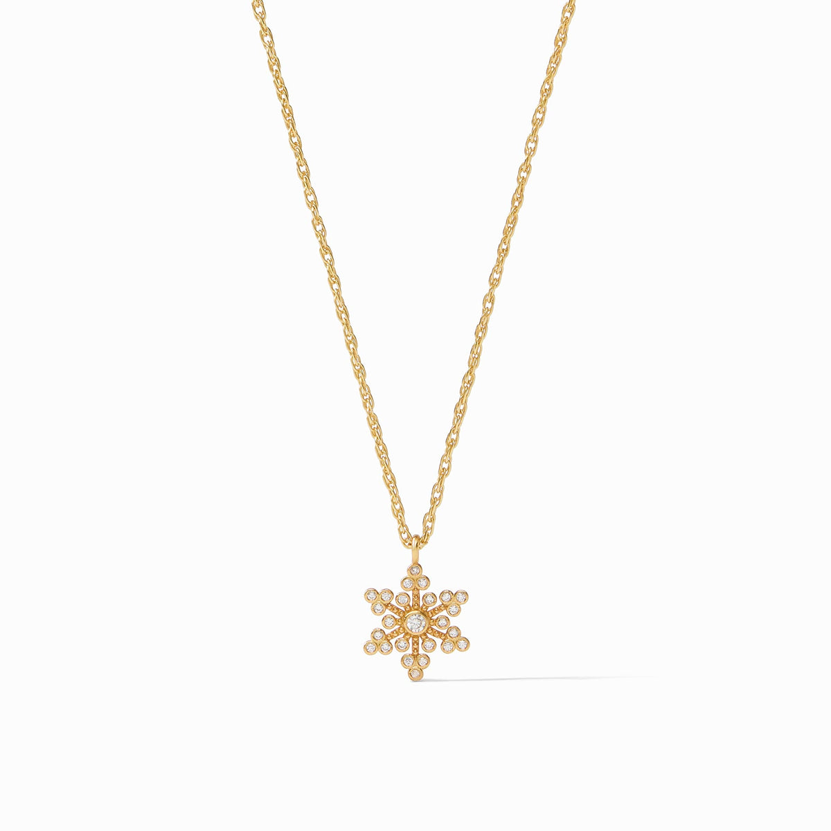 Julie Vos - Noel Star Solitaire Necklace, Cubic Zirconia
