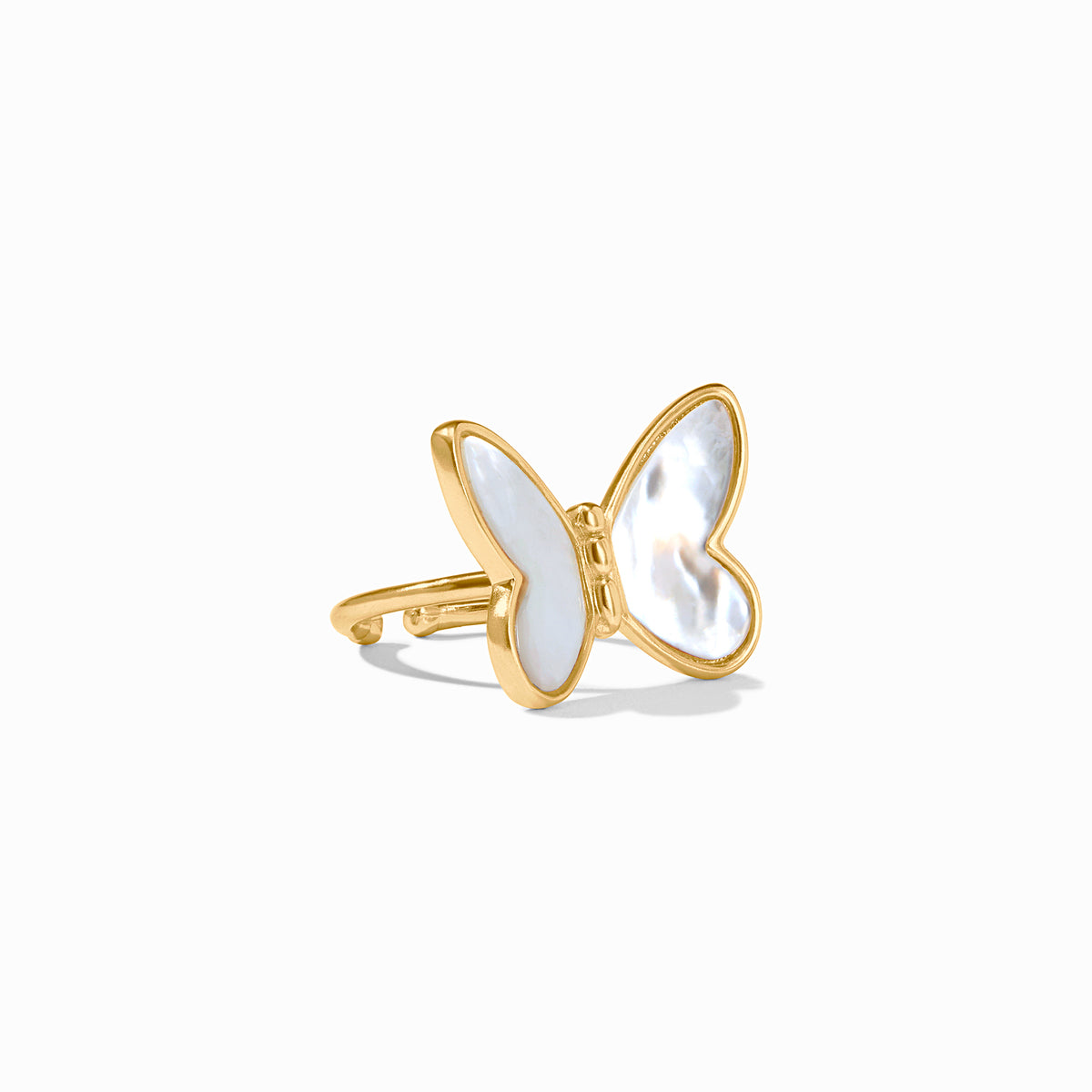 Julie Vos - Papillon Statement Ring, Mother of Pearl