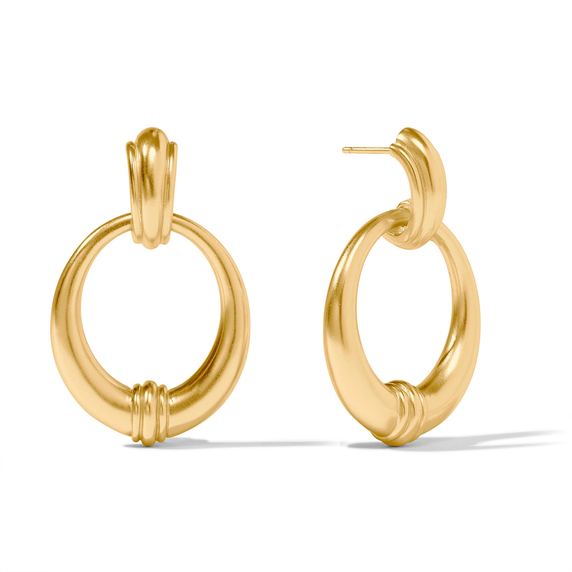 Portofino Doorknocker Gold Earring | Julie Vos