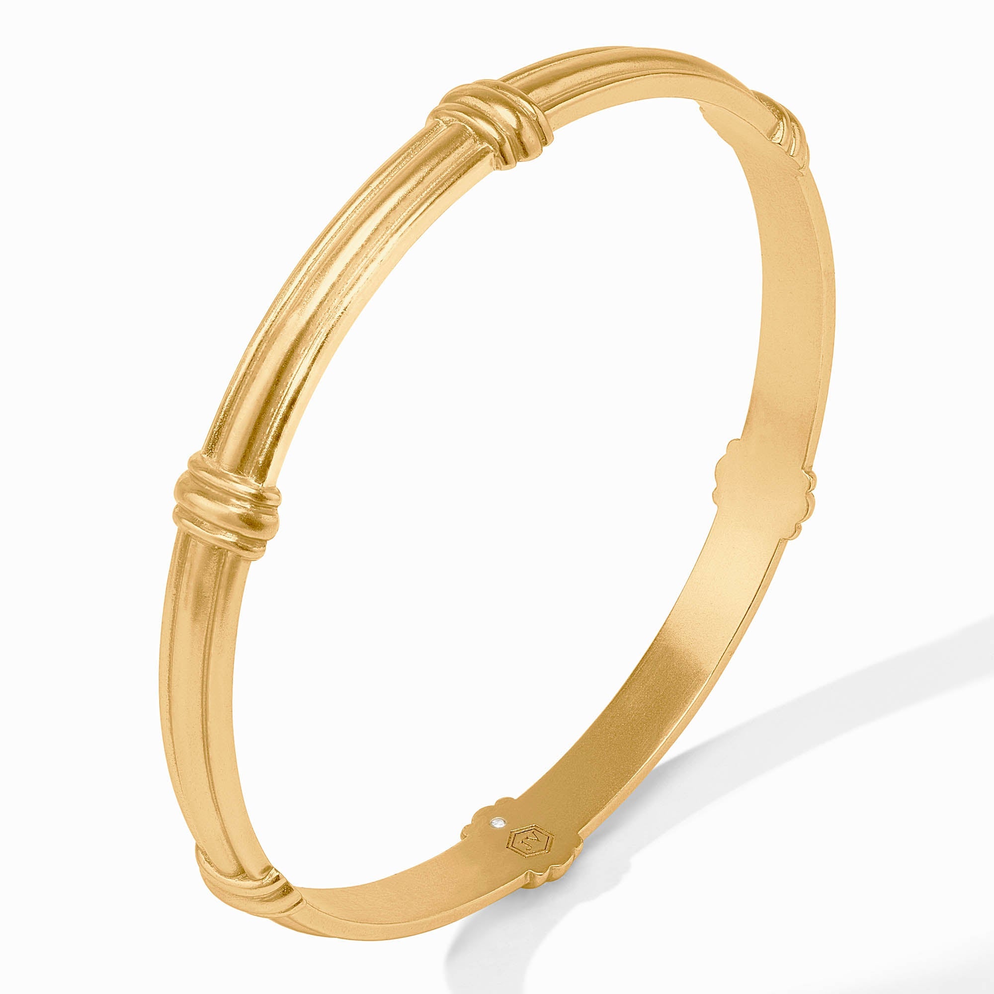 Portofino Stacking Gold Bangle | Julie Vos