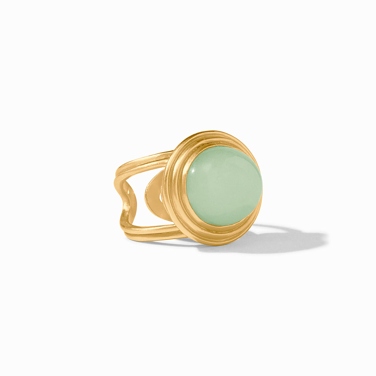 Julie Vos - Portofino Statement Ring, Aqua Jade