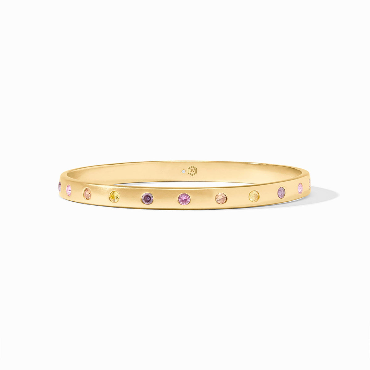 Julie Vos - Rainbow Bangle, Pink Dawn / Large