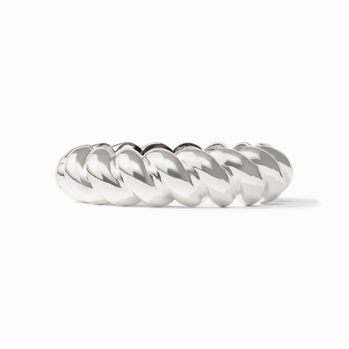 Julie Vos - Ravello Statement Hinge Bangle, Silver