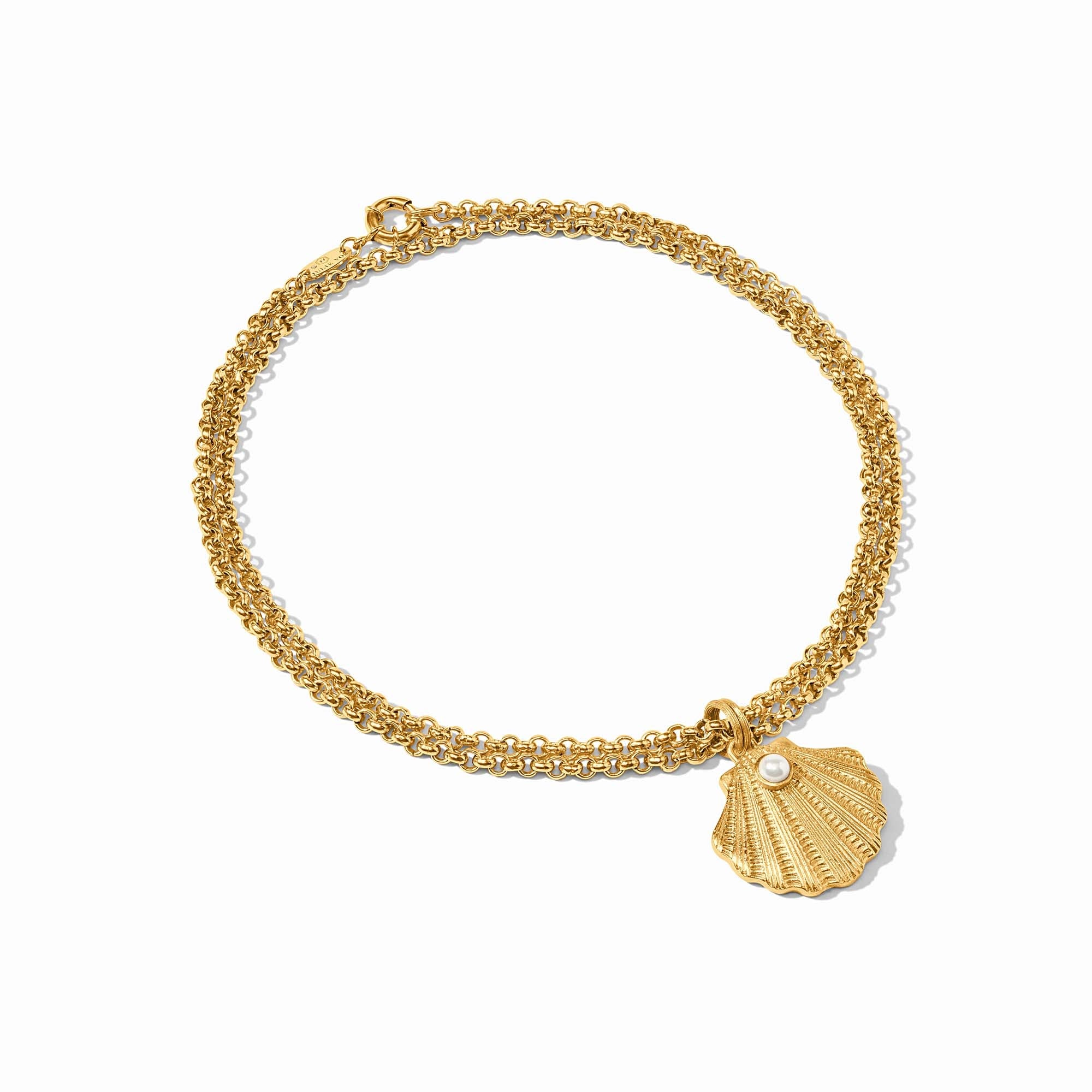 Collected Sanibel Shells and Brass Pendants Collected Sanibel Shells and Brass Pendants
