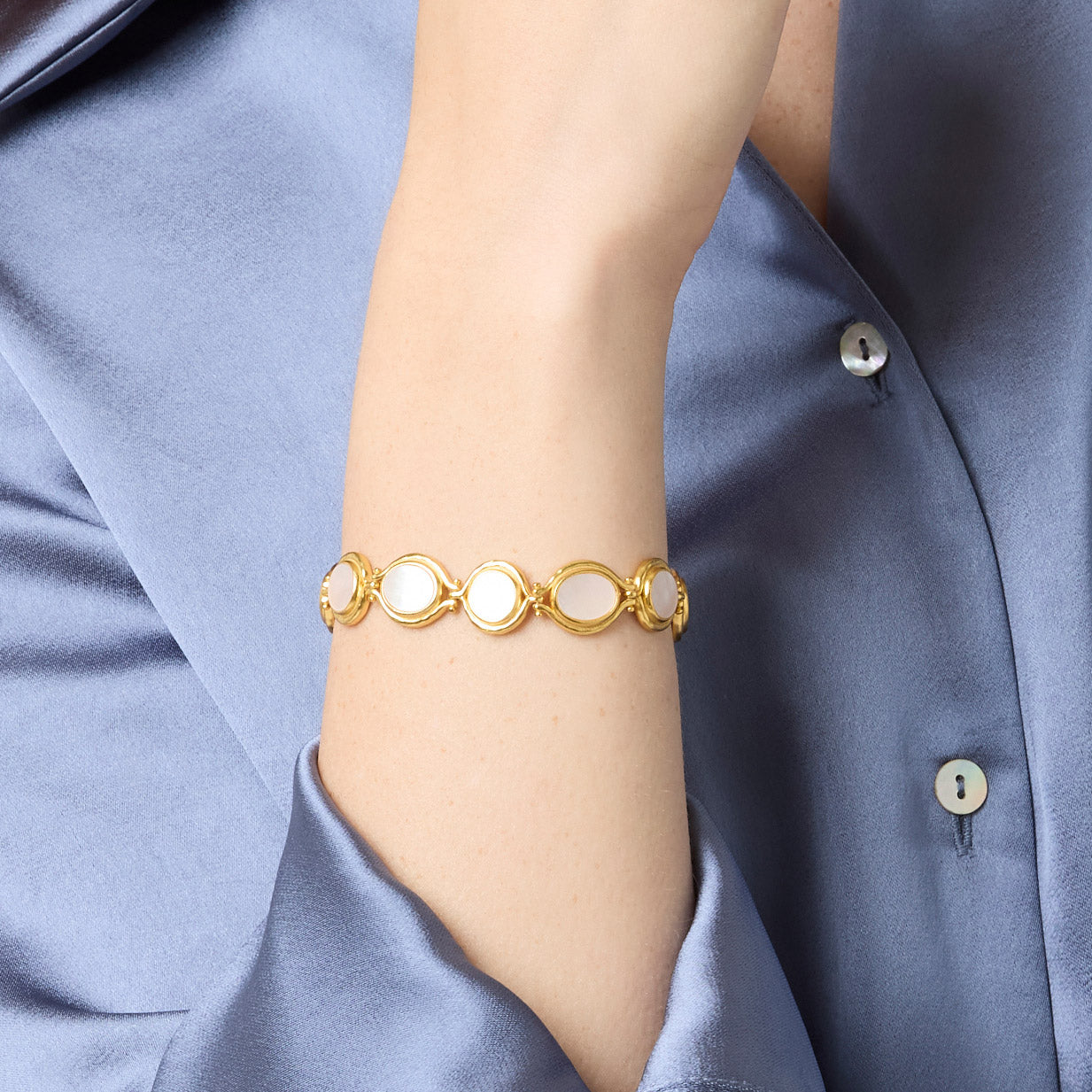 【HYERES LOR】23SS★ Essence Sl Tennis (Y) Station Bracelet 2.4 CTW Flexible Station Tennis Bracelet – Lafonn