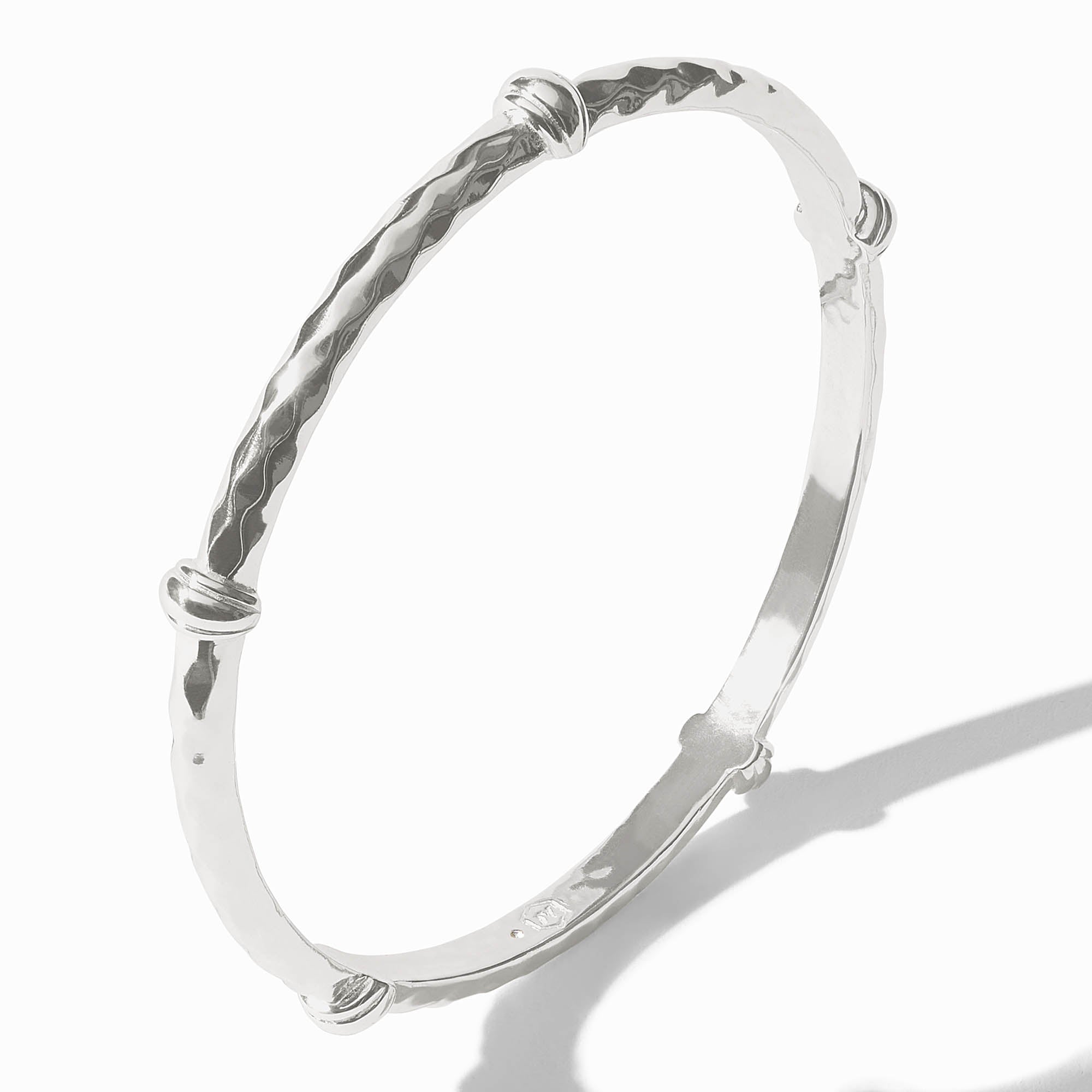 Savannah Silver Bangle Bracelet | Julie Vos