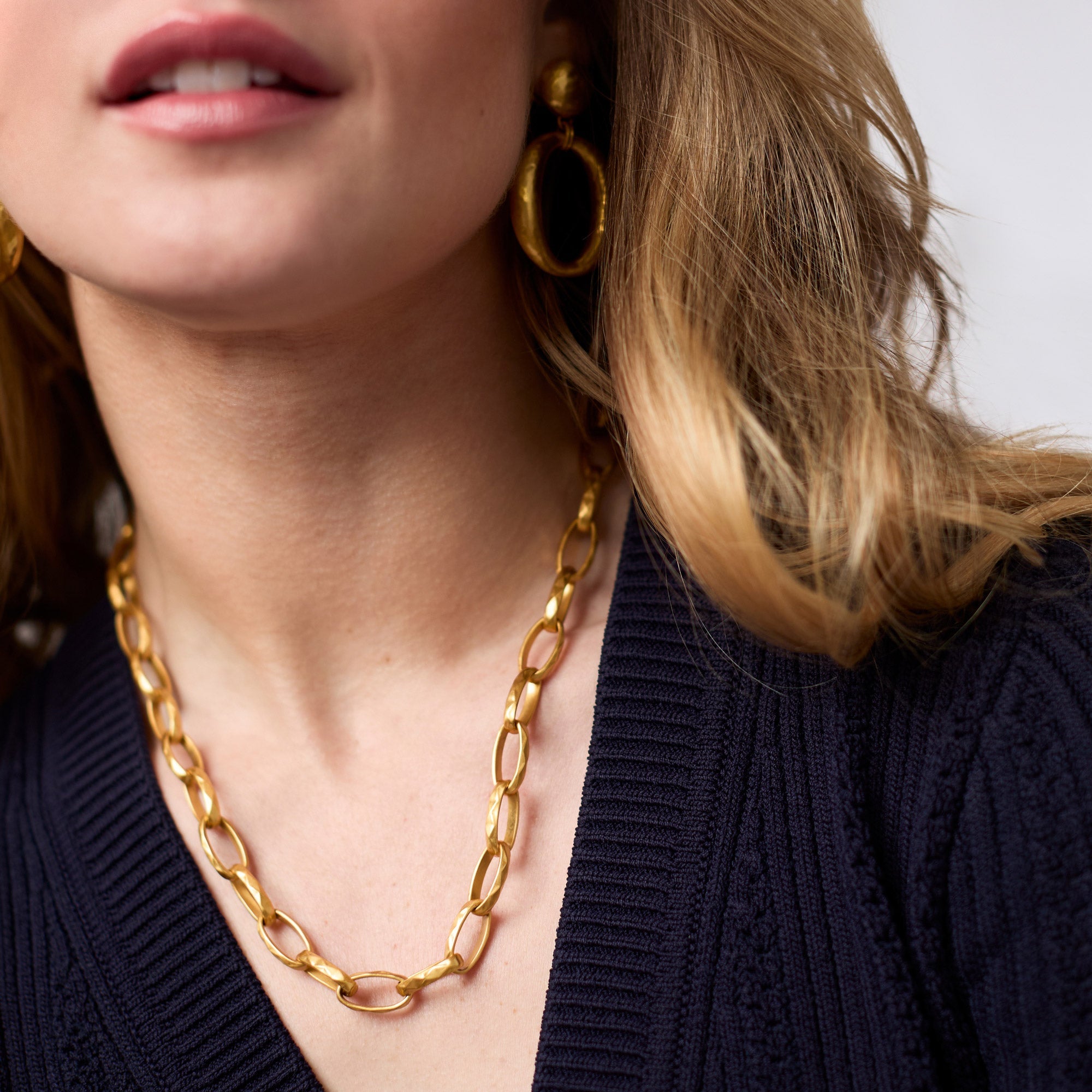 Solara Gold Link Necklace | Julie Vos