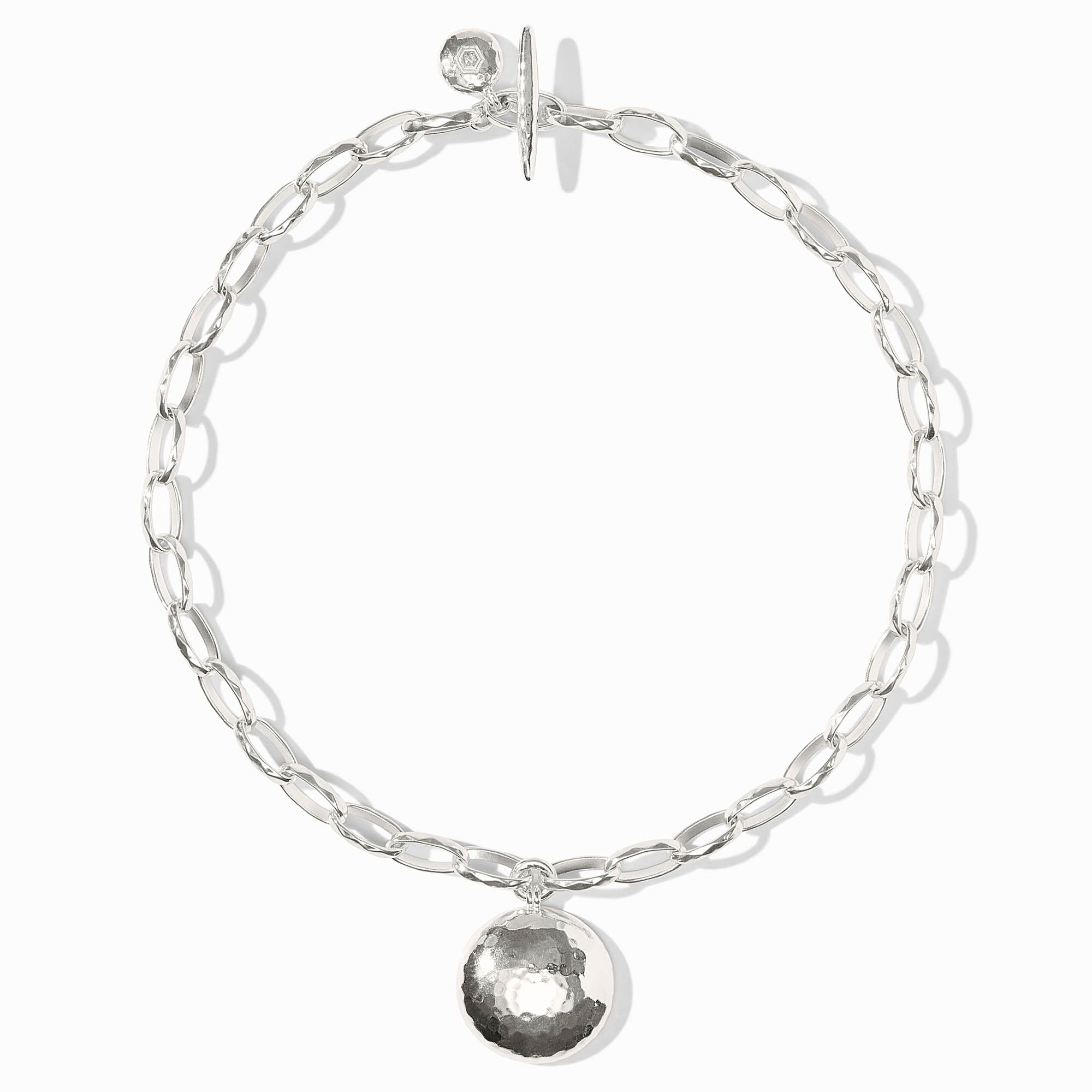 [Julie Vos] Solara Hinge Bangle - Silver OS main image 1